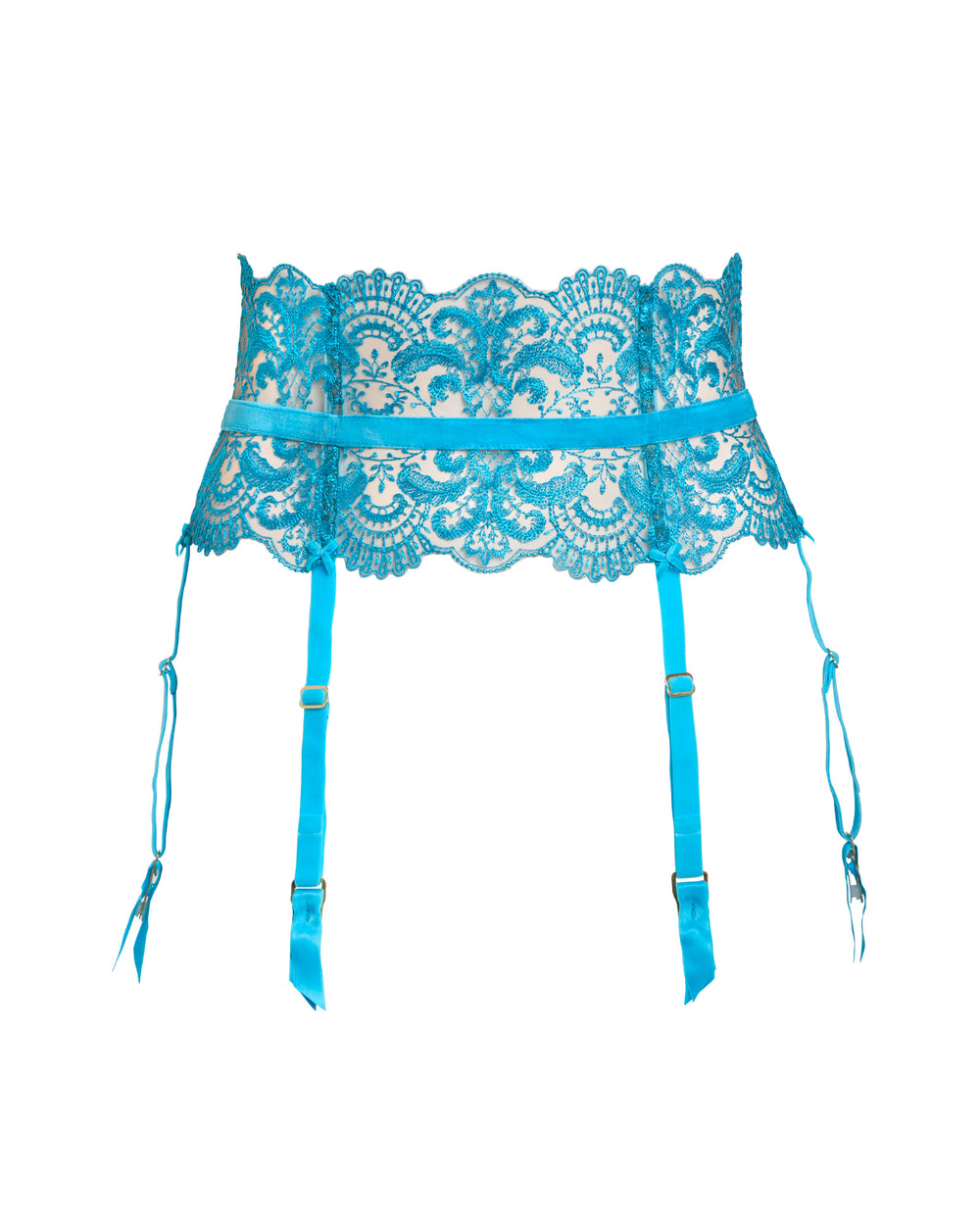Dita Von Teese Nom De Plume Suspender in blue