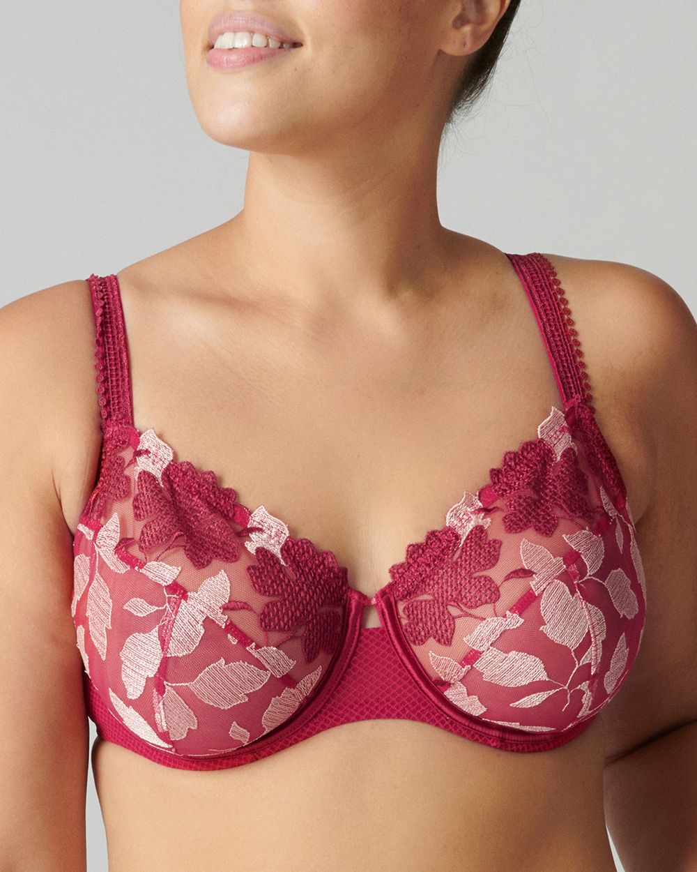 Simone Perele Dahlia Full Cup Bra in red