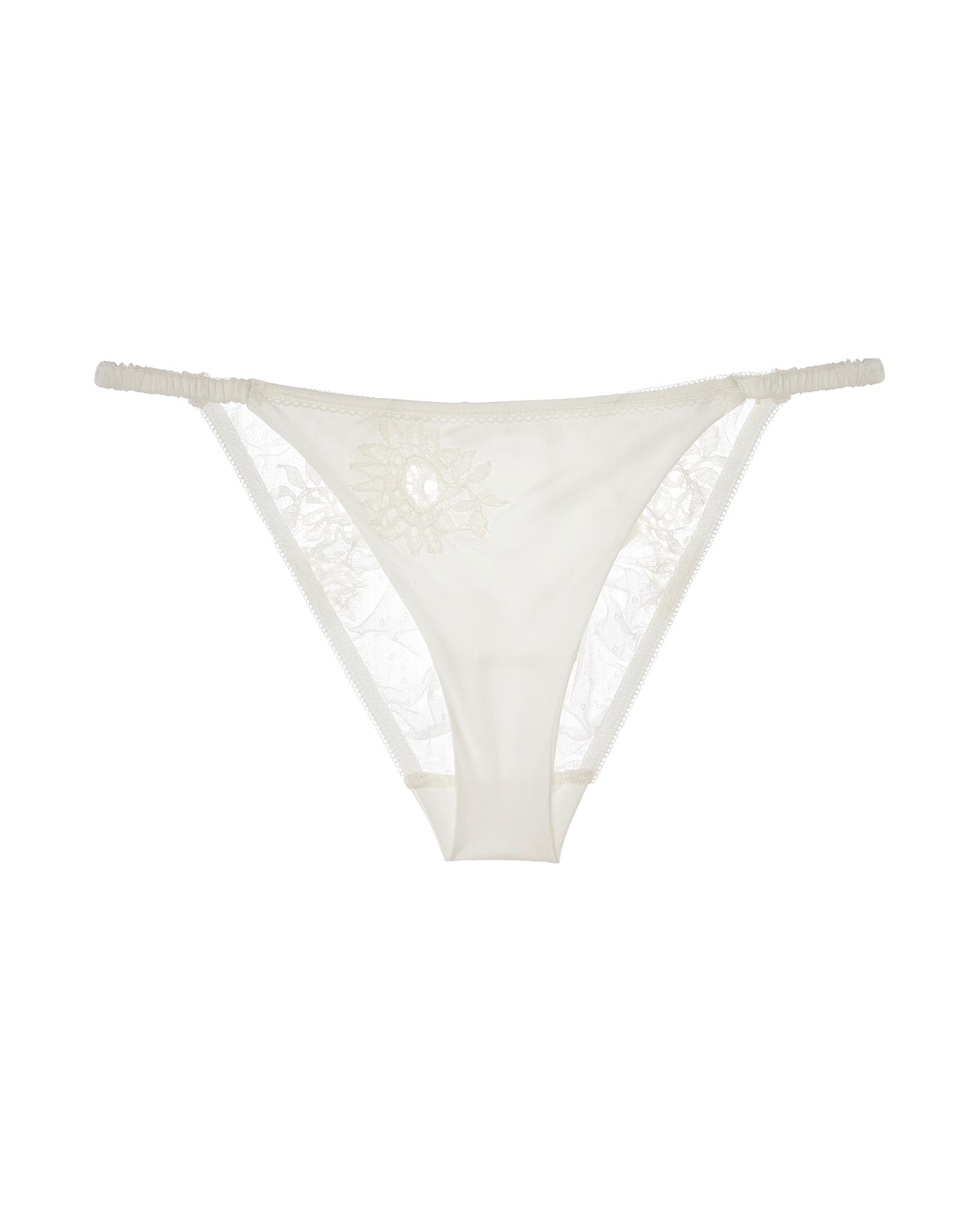 Shell Belle Darling Tie Back Brief in white