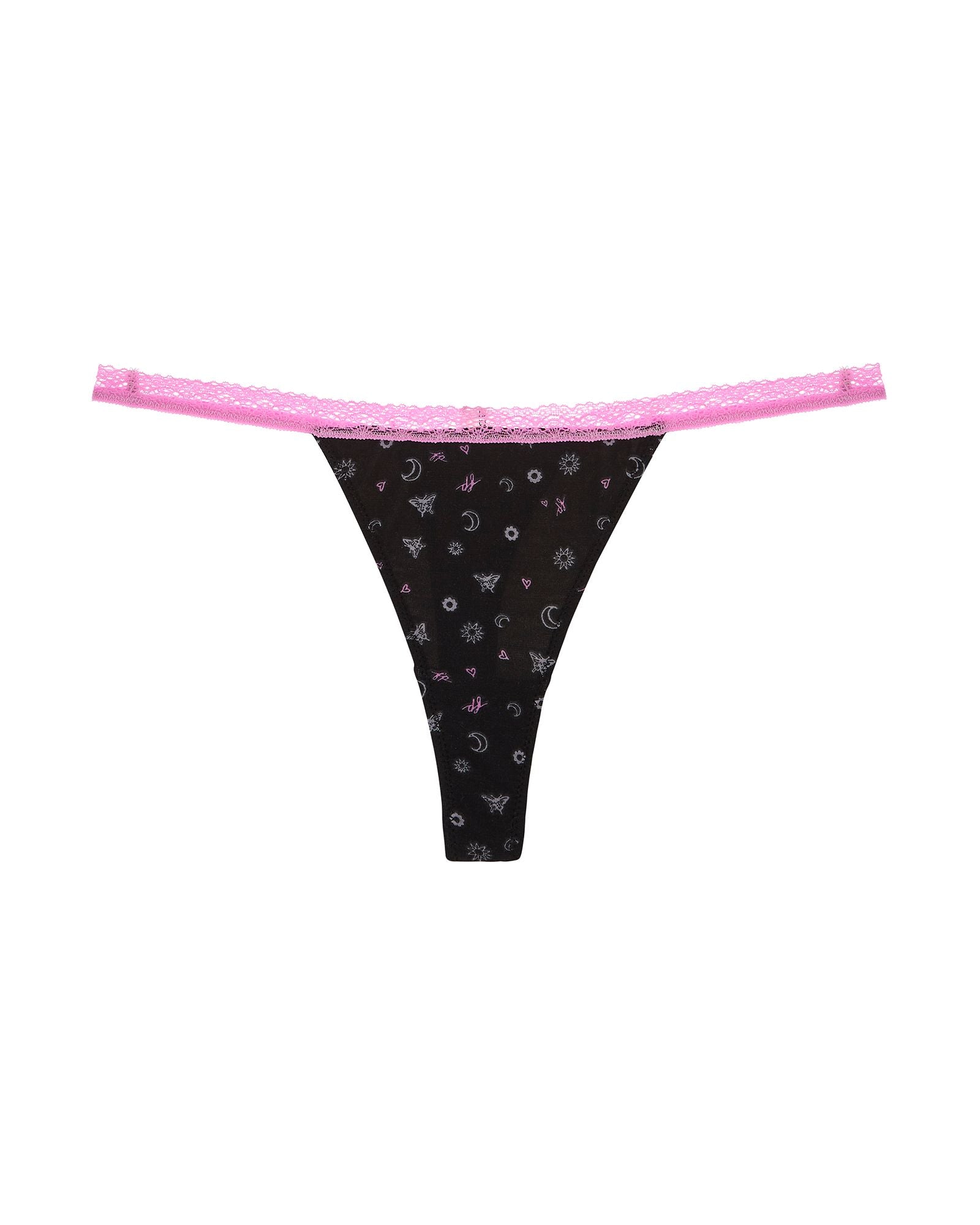Free People Intimately FP Sustainable String Thong in black