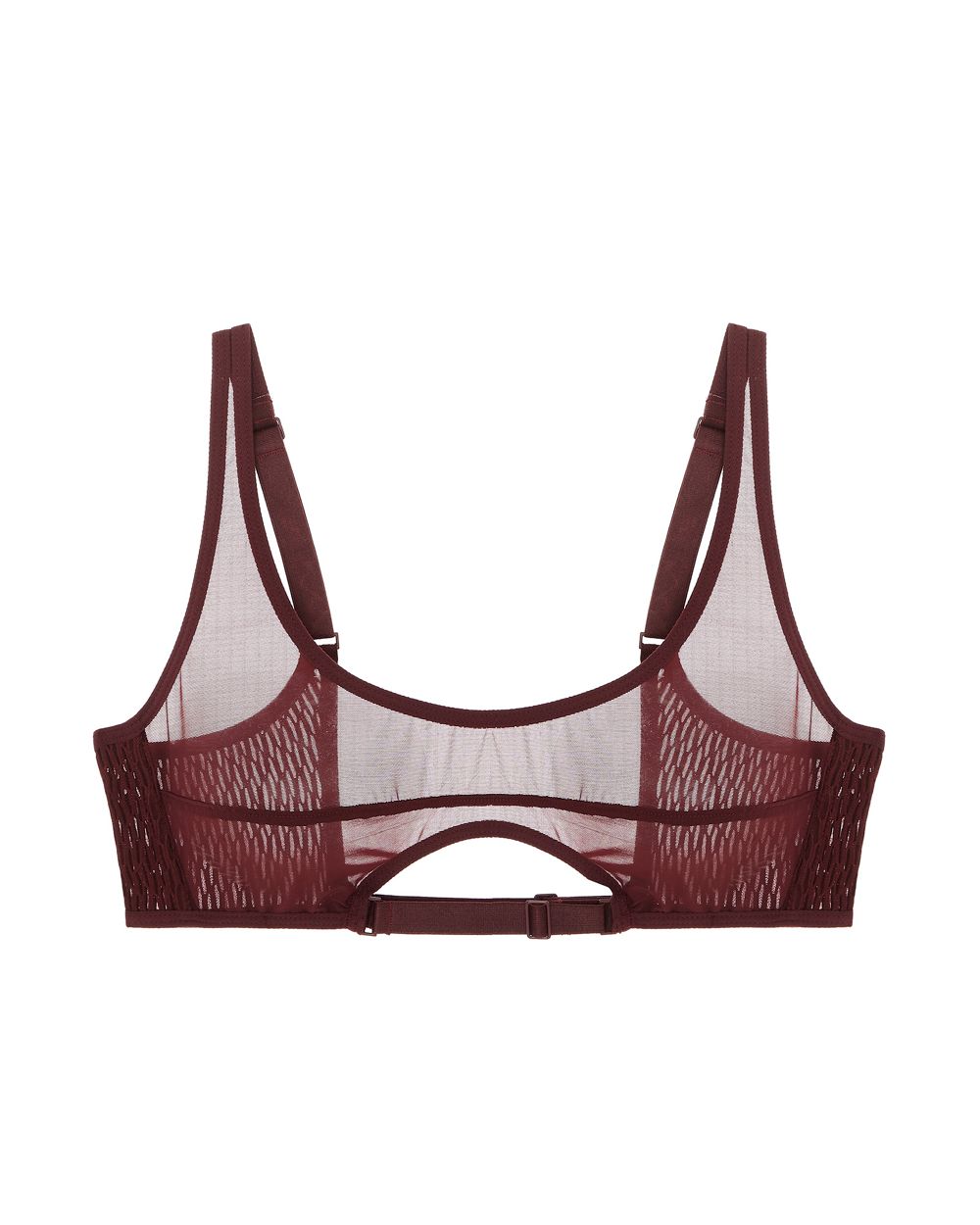 Opaak Tech Compose Ruby Soft Bra in red