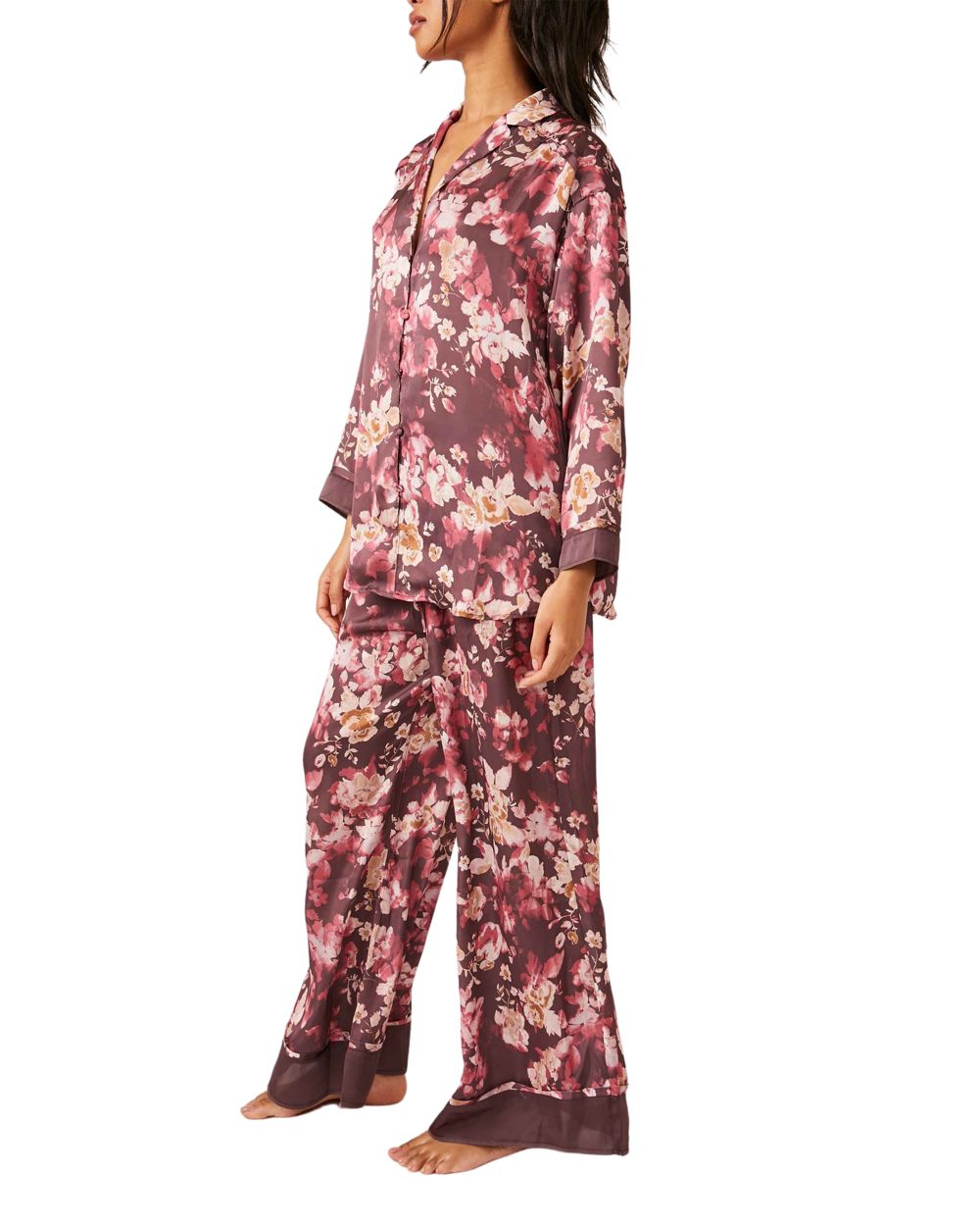 Free People Intimately FP Dreamy Days Pajama Set in red