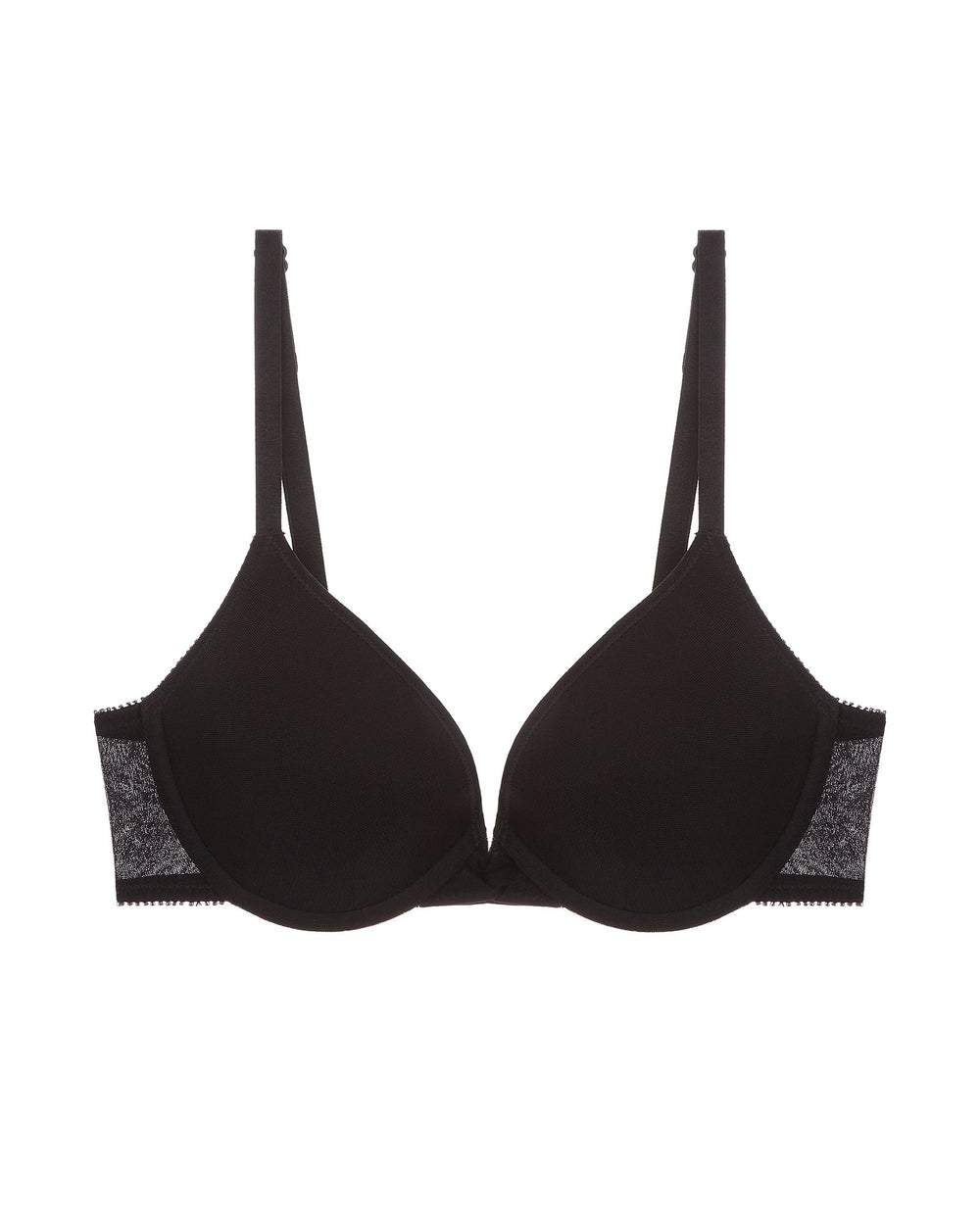 OnGossamer Bump It Up Pushup Bra in black