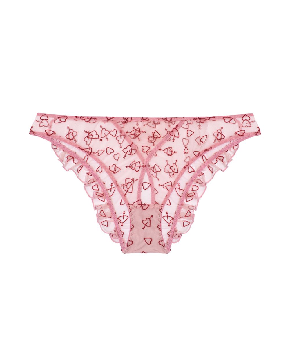 Le Petit Trou Coeur Overlapping Brief in pink