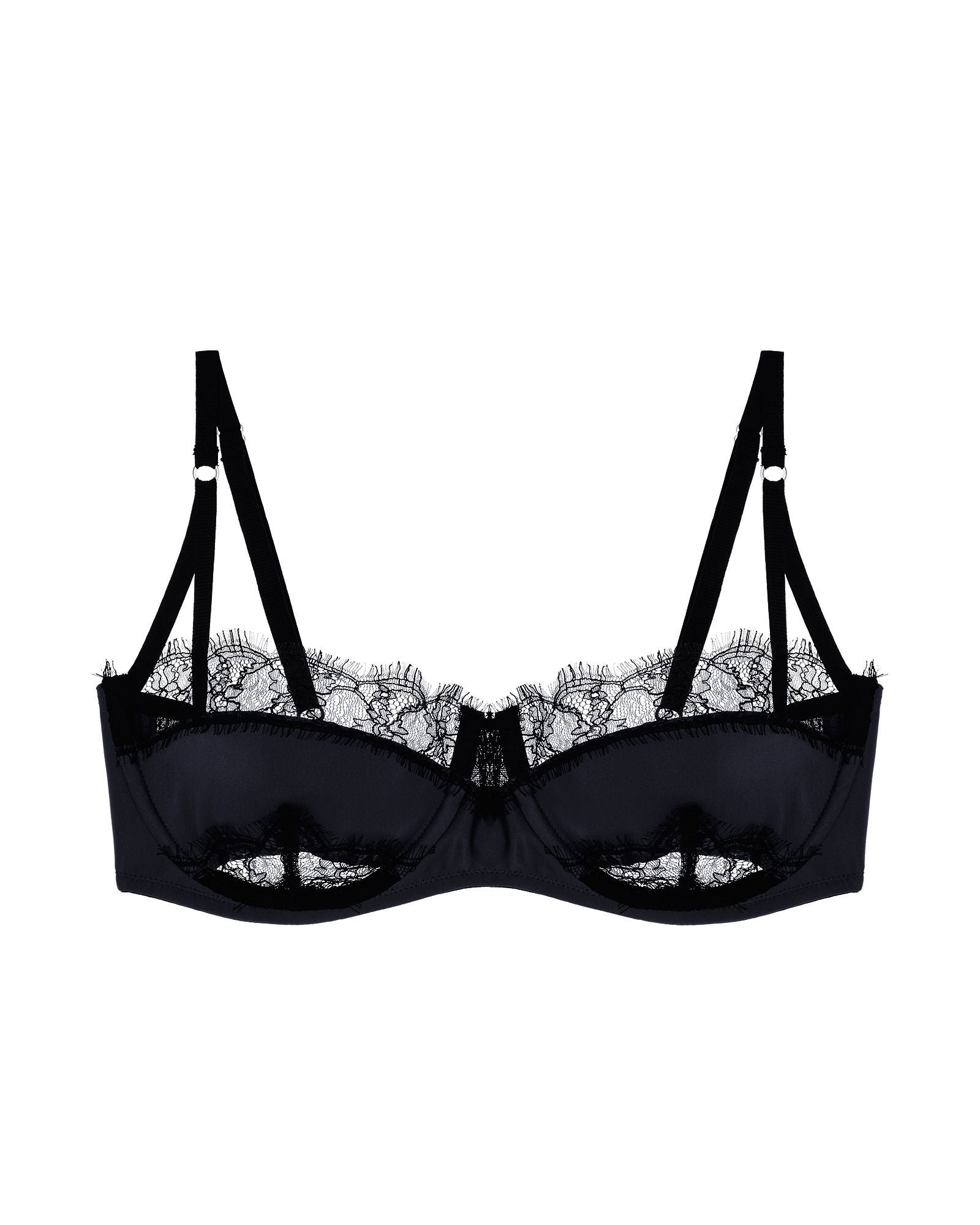 Kiki de Montparnasse Lace Inset Balconette in blue