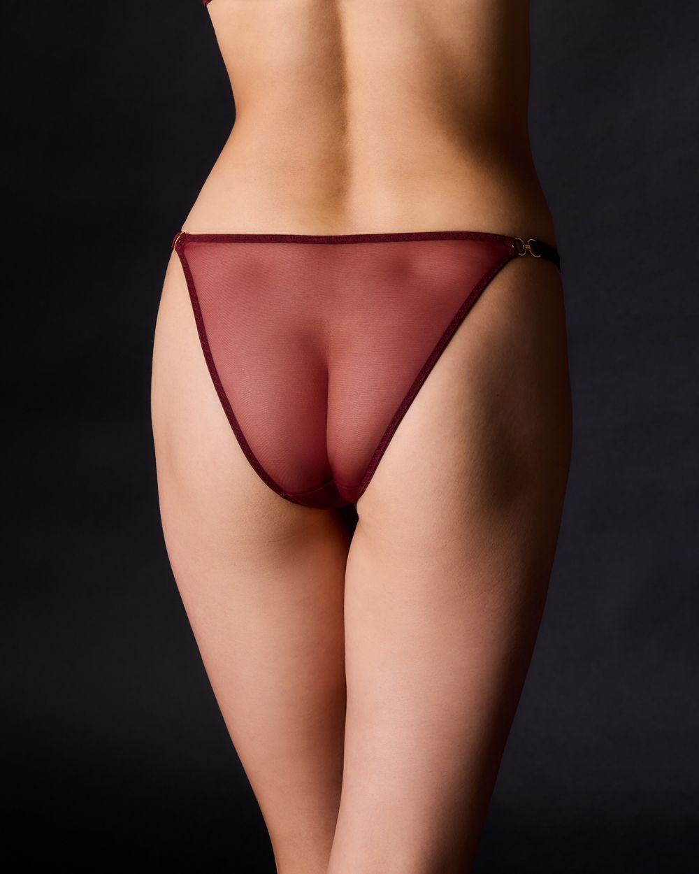 Bordelle Dia Brief in red