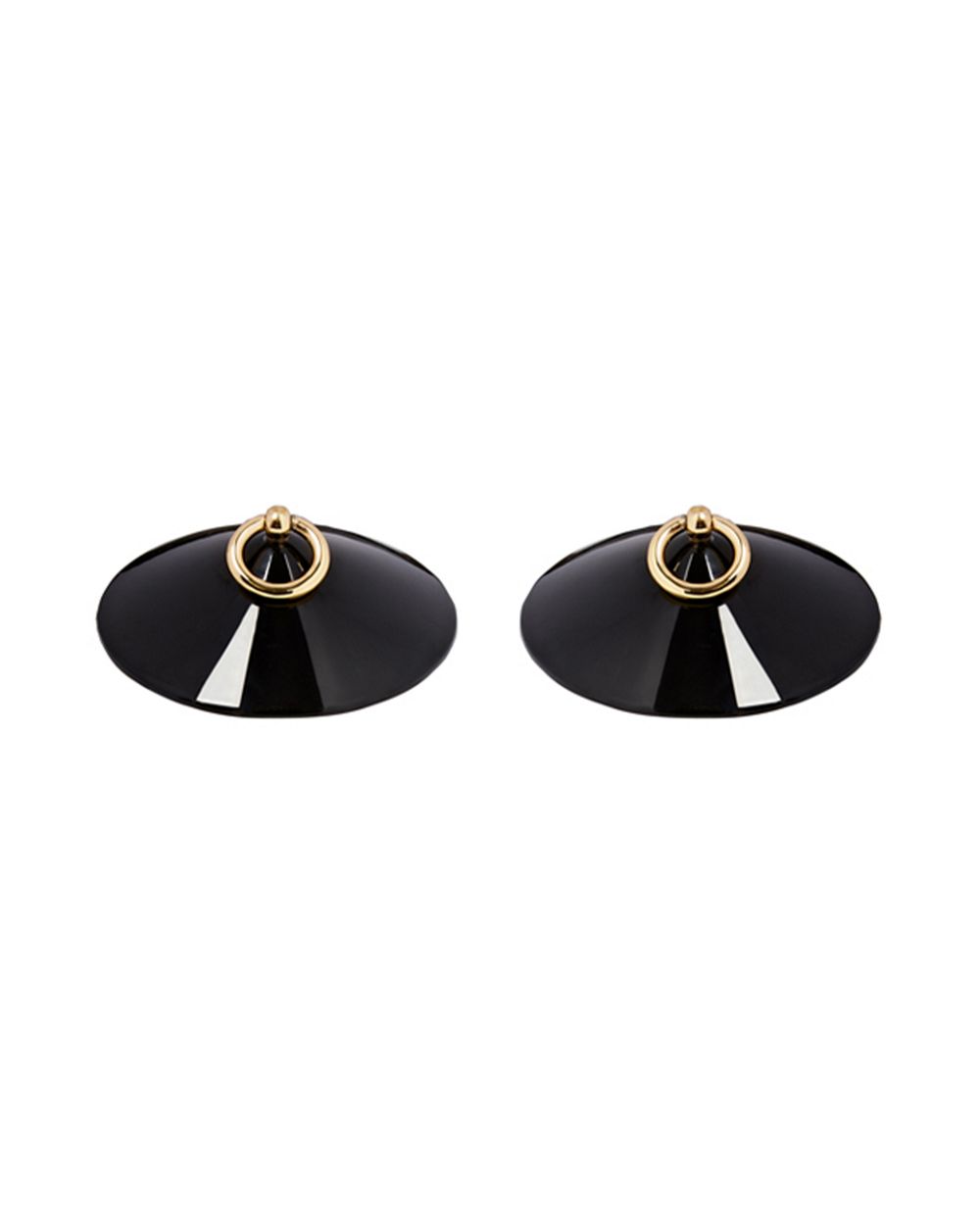 Bordelle O Enamel Nipplets in black