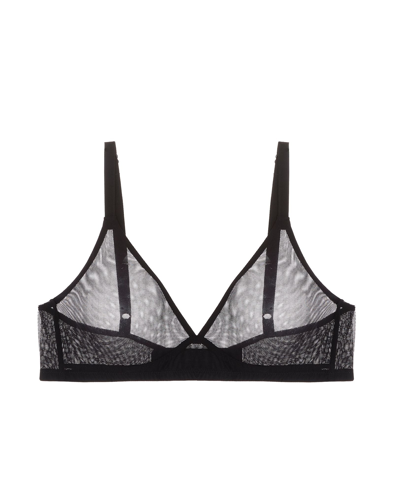 The Great Eros Canova Seamless Bralette in black