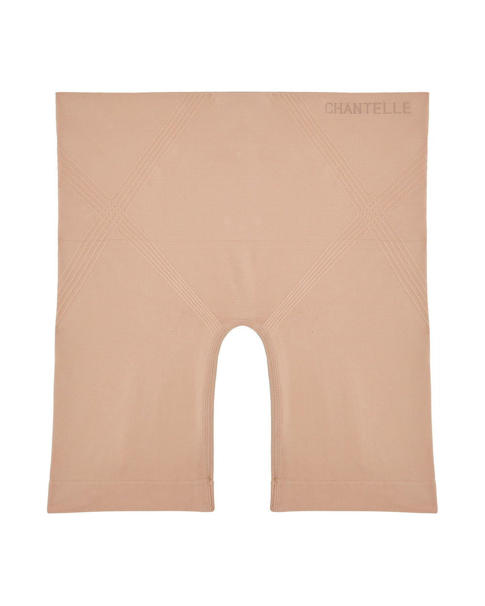 Chantelle Smooth Comfort Shaping Mid Thigh Short in beige