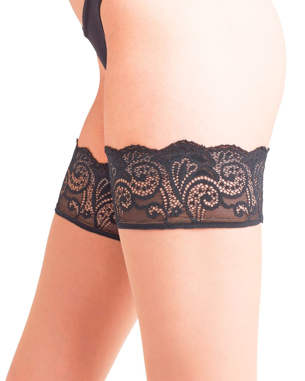 Falke Matt Deluxe 20 Stay Up in black