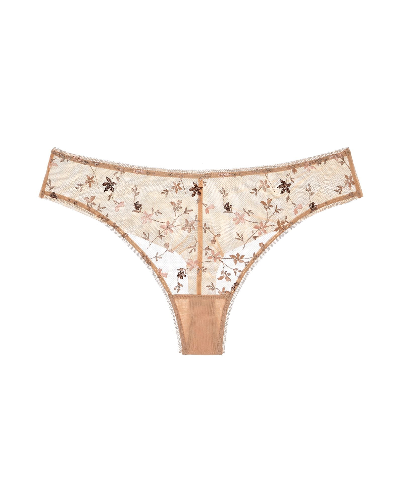 Huit Reveuse Tanga in beige