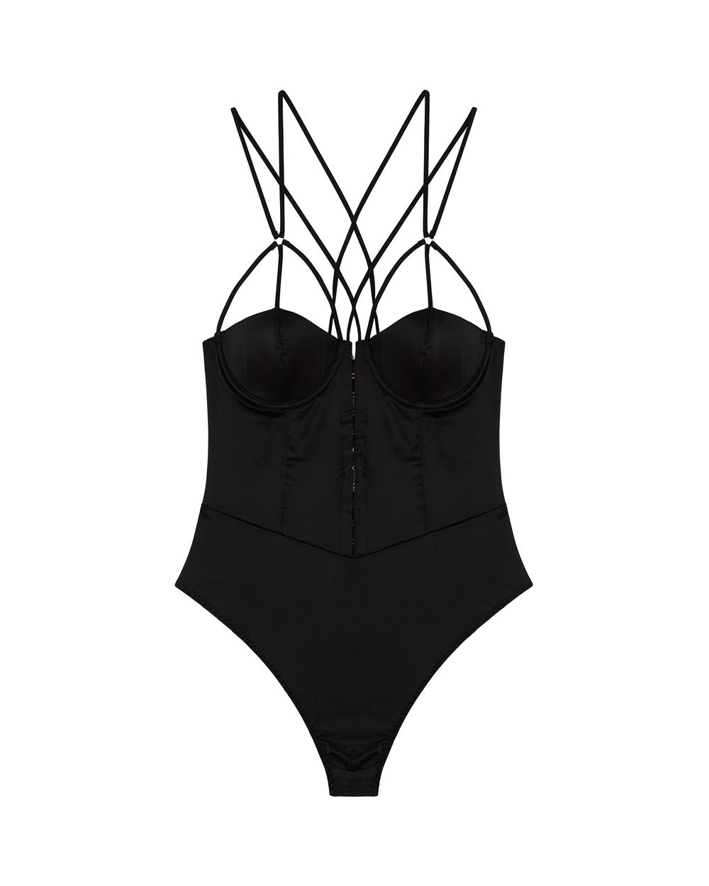 Coco de Mer Sylph Bodysuit in black