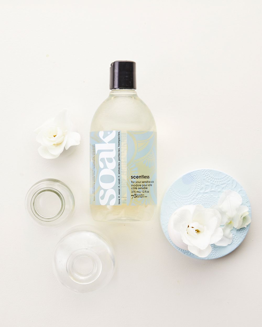 Soak Sensitive Laundry Wash in blue