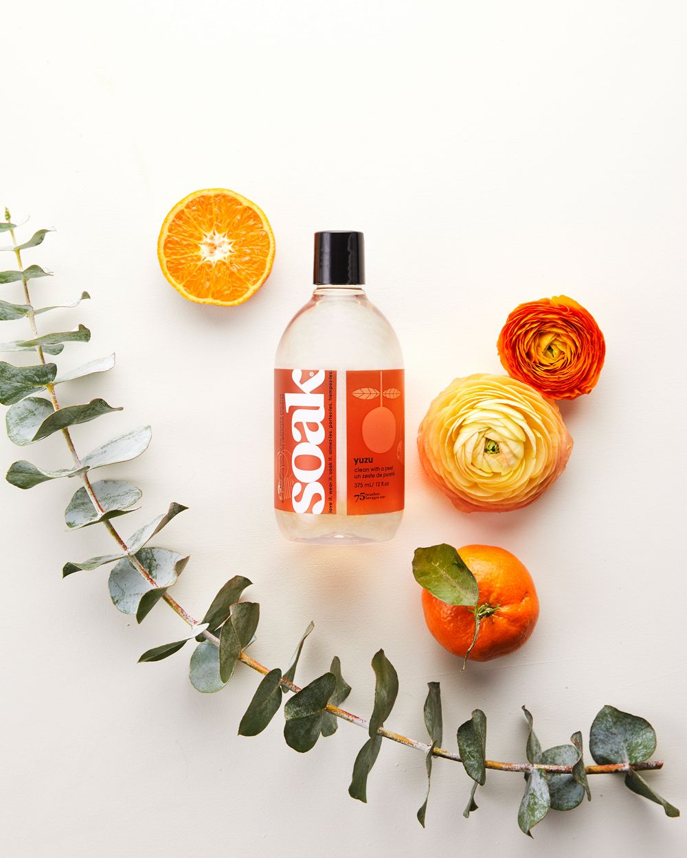 Soak Sensitive Laundry Wash in orange