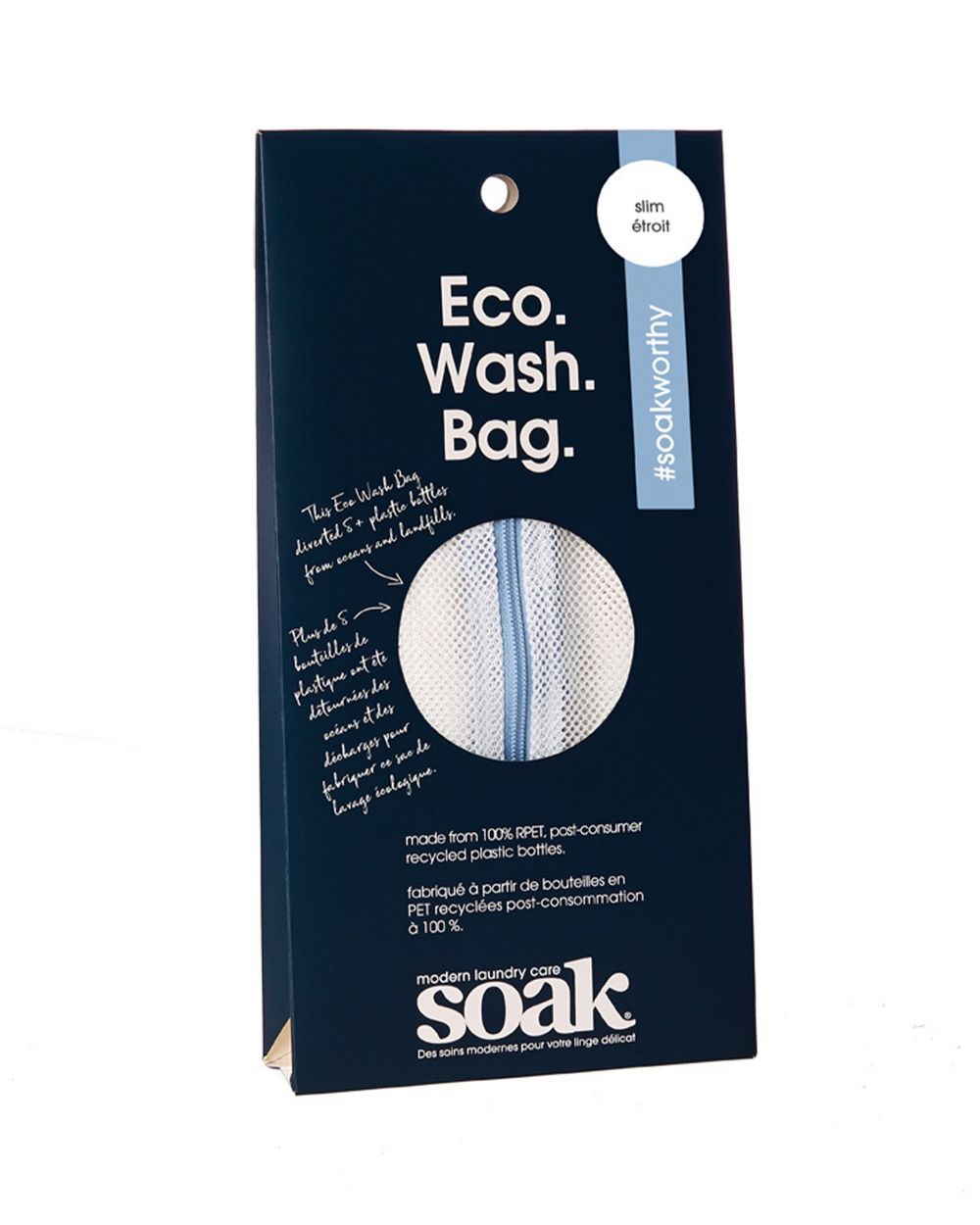 Soak Soak Eco Generous Wash Bag in blue