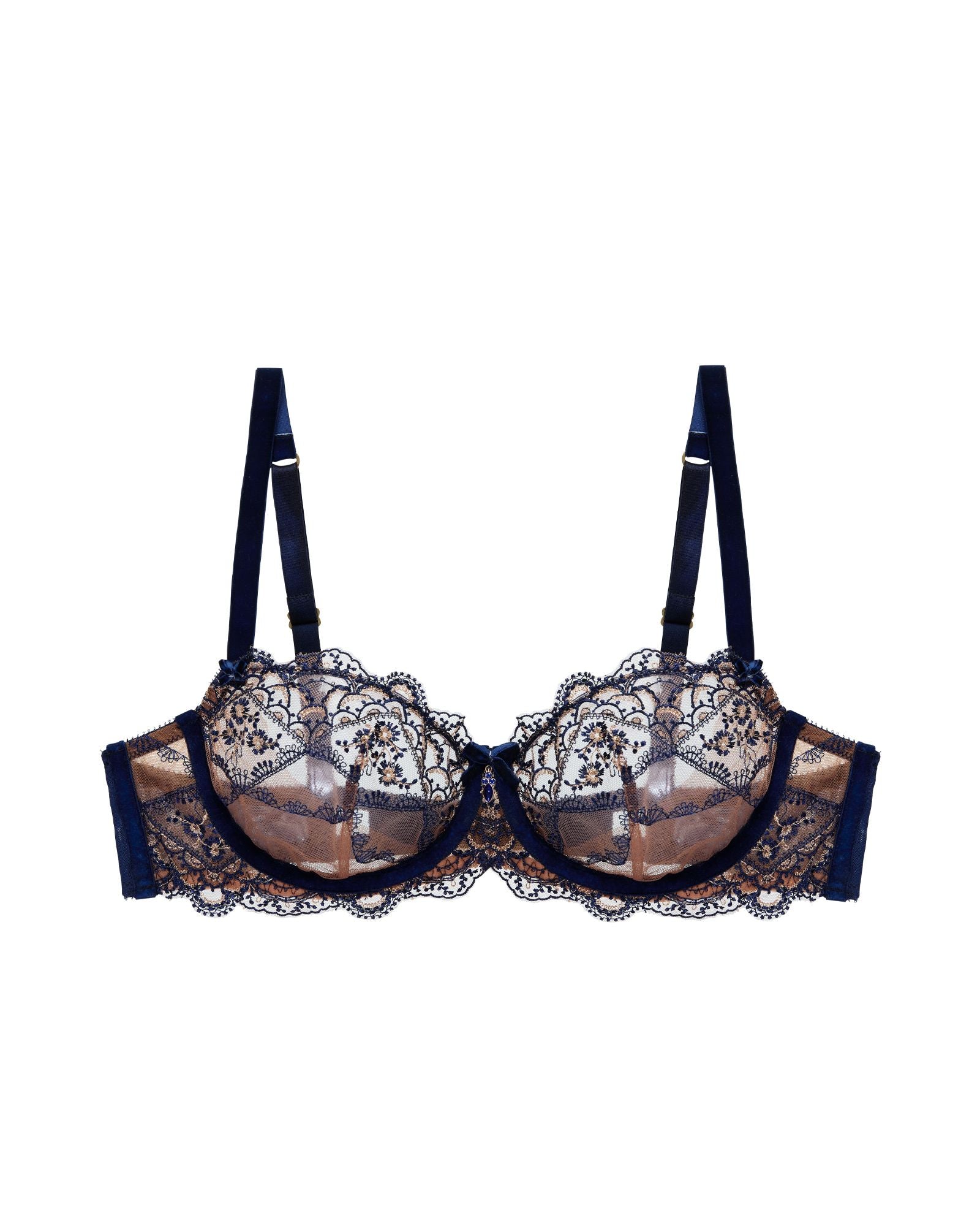 Dita Von Teese Yvonne Underwire Bra in blue