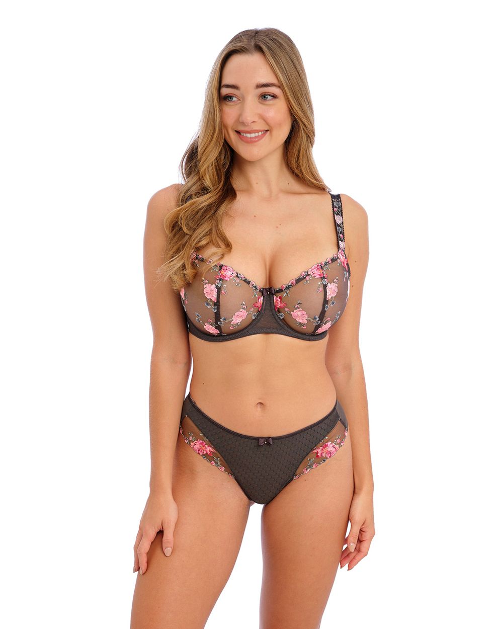 Fantasie Adrienne Underwire Balconette Bra in gray