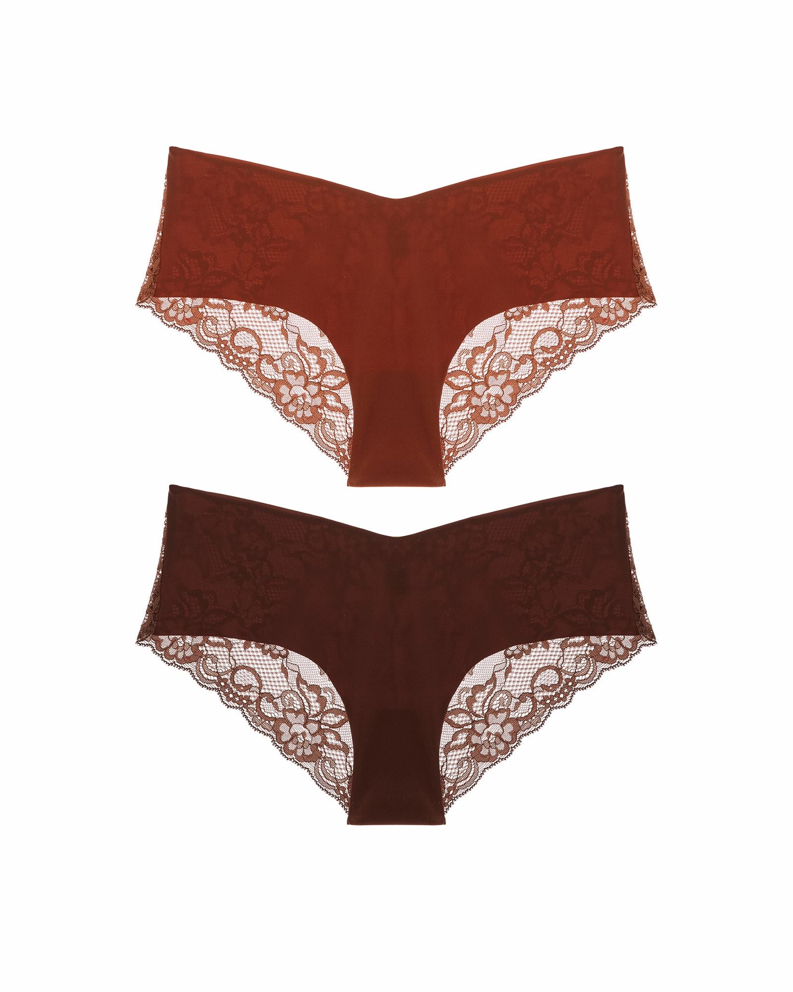 Journelle Estelle Hipster 2 Pack in brown