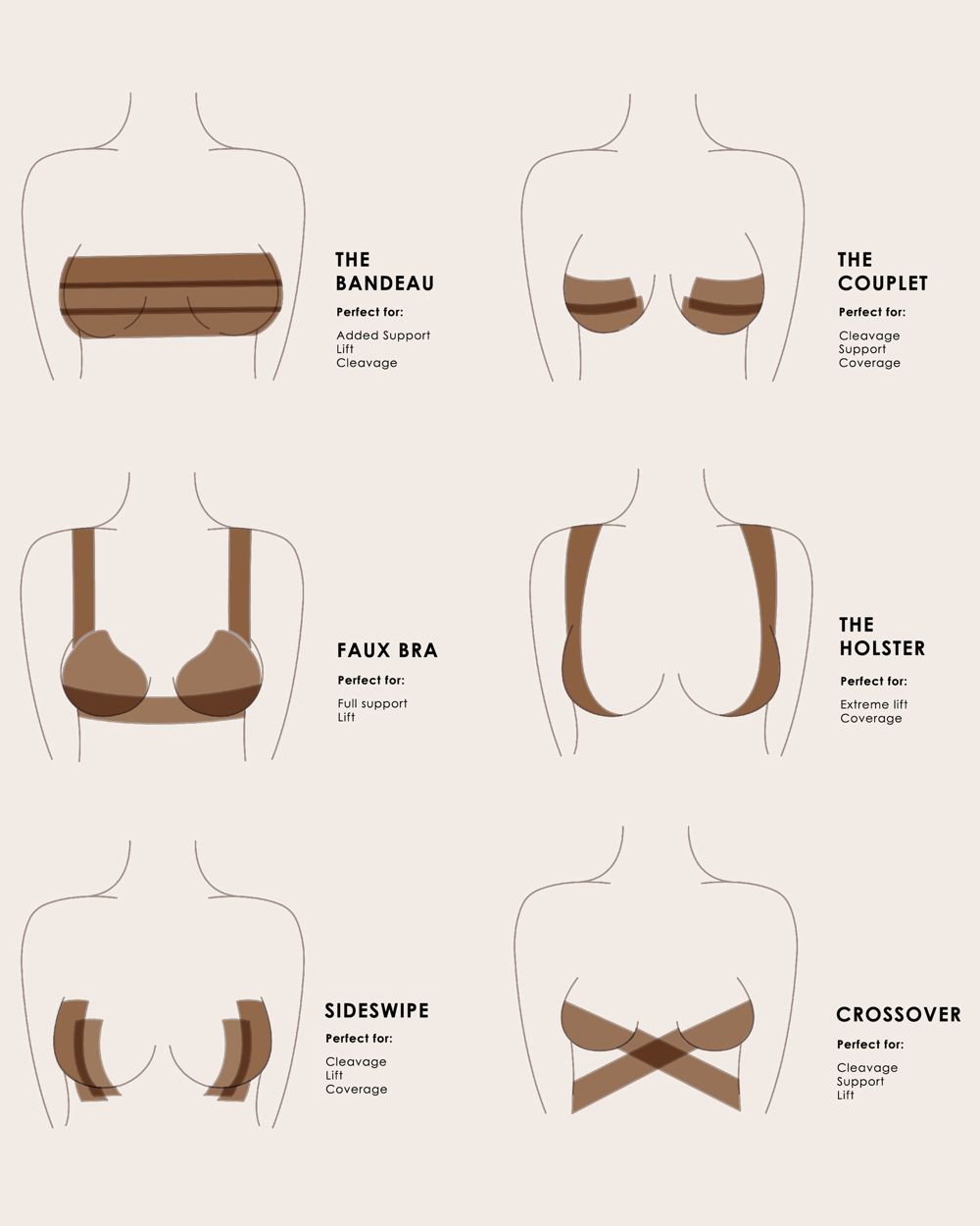 Nood Shape Tape in brown