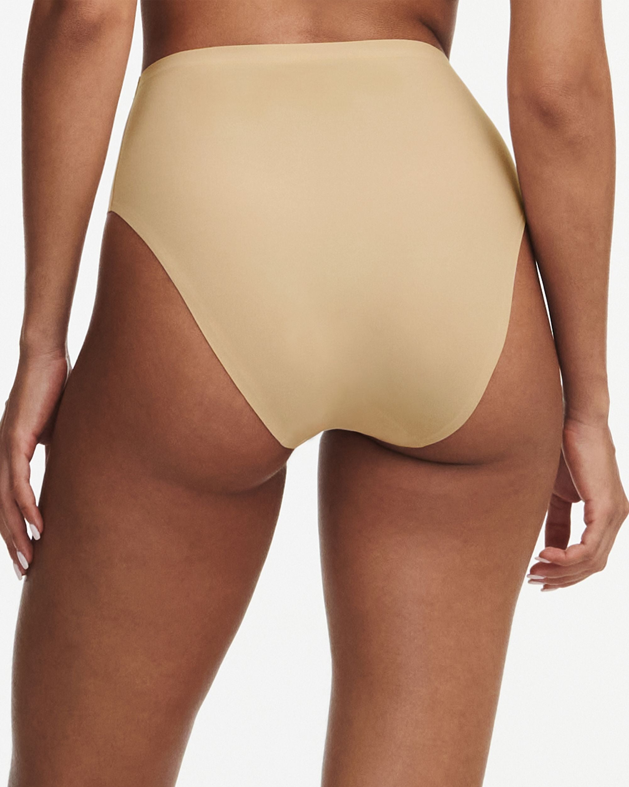 Chantelle Soft Stretch High Cut Brief in beige