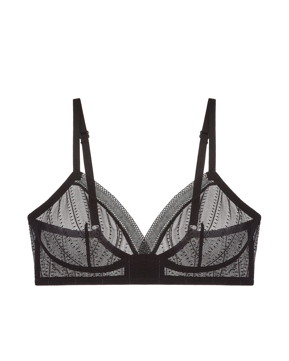 Else Izzy Soft Triangle Bra in black