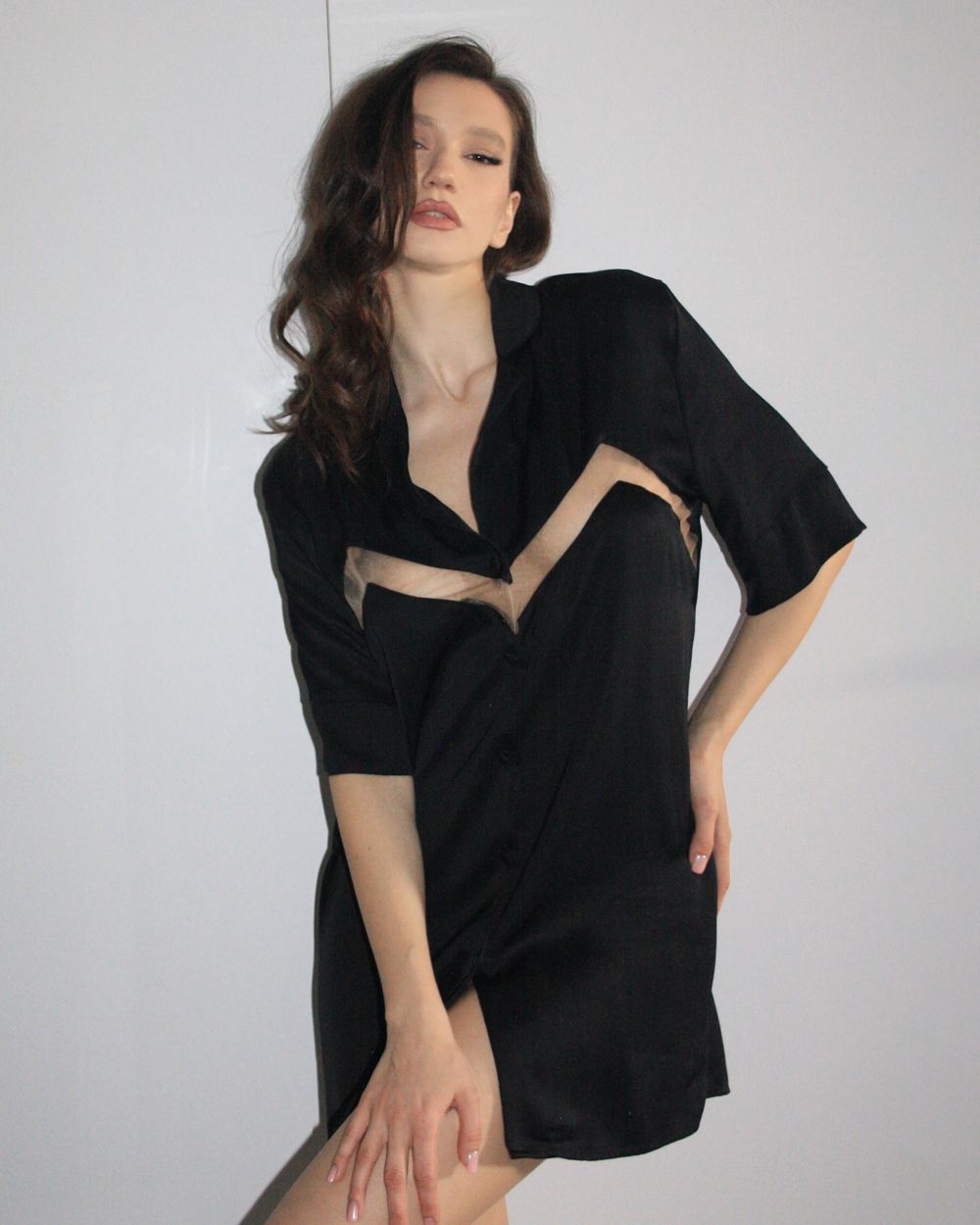 Ludique Spectre Sleepshirt in black