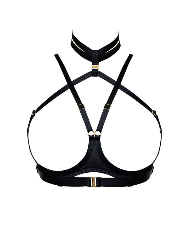 Bordelle Vero Ouvert Wire Bra in black