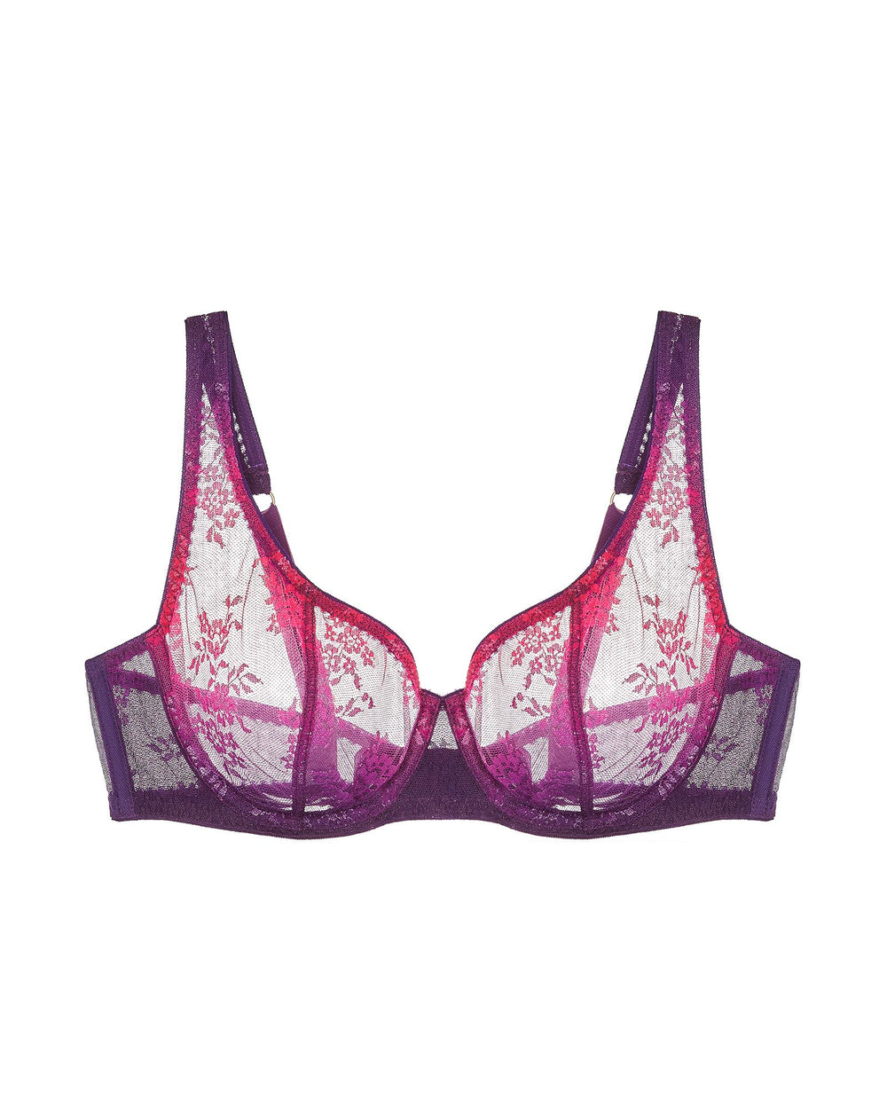 Journelle Romy Ombre Demi Bra in purple