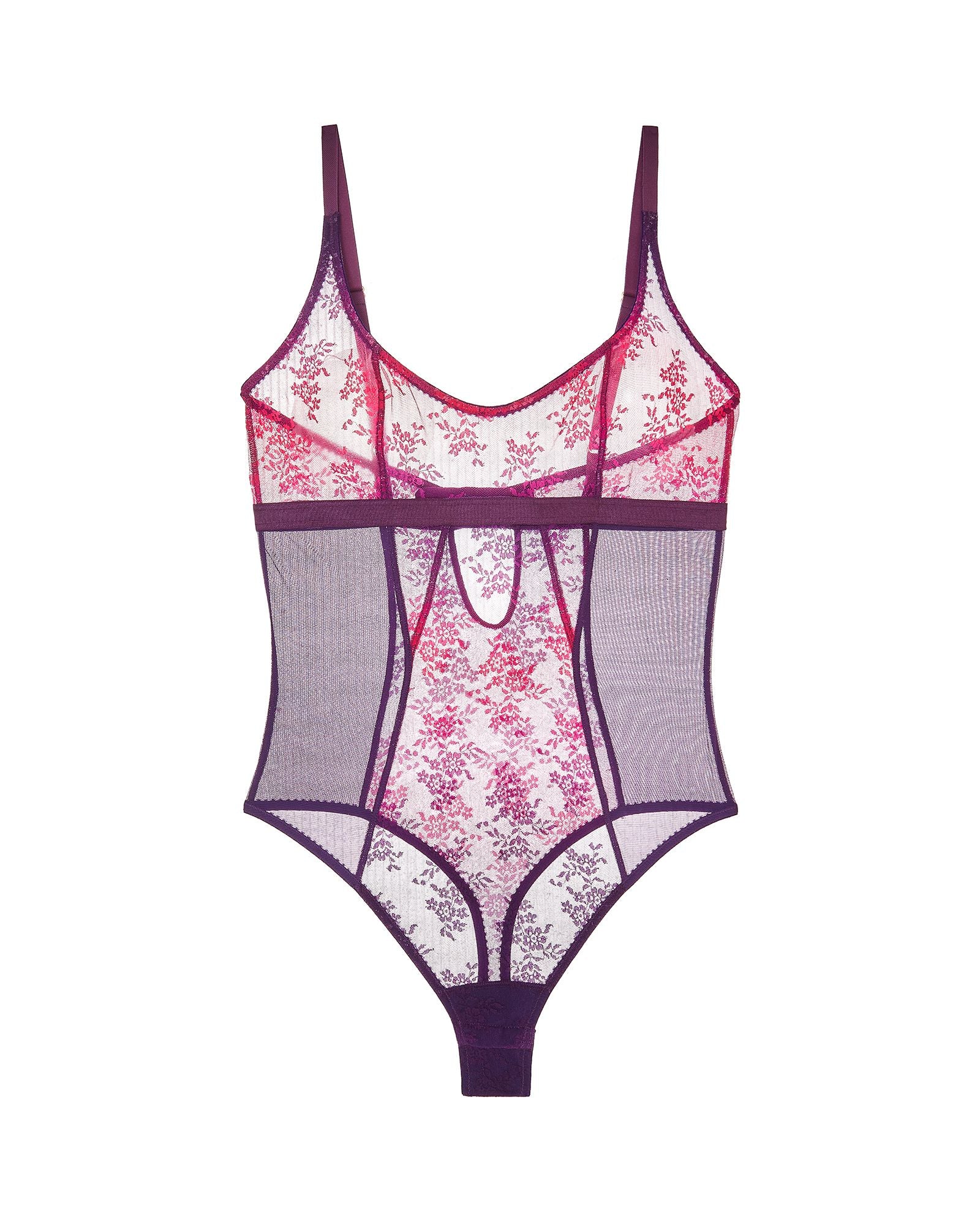 Journelle Romy Ombre Bodysuit in purple