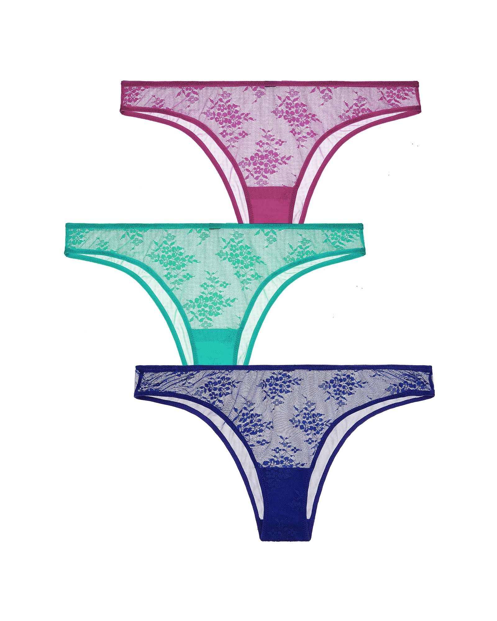 Journelle Romy Bikini 3 Pack in purple