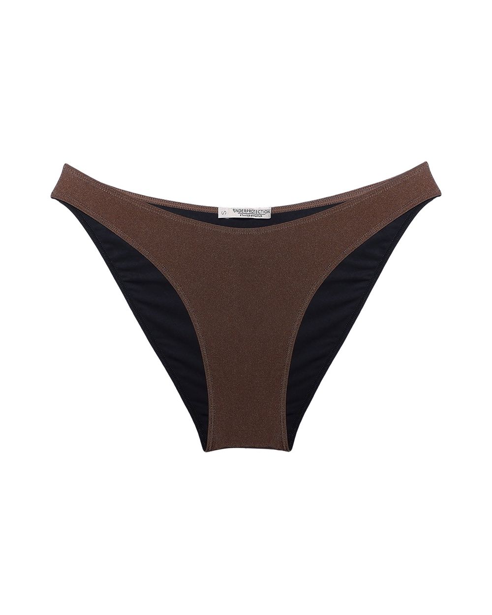 Underprotection Rose Swim Brazilian Bikini in brown