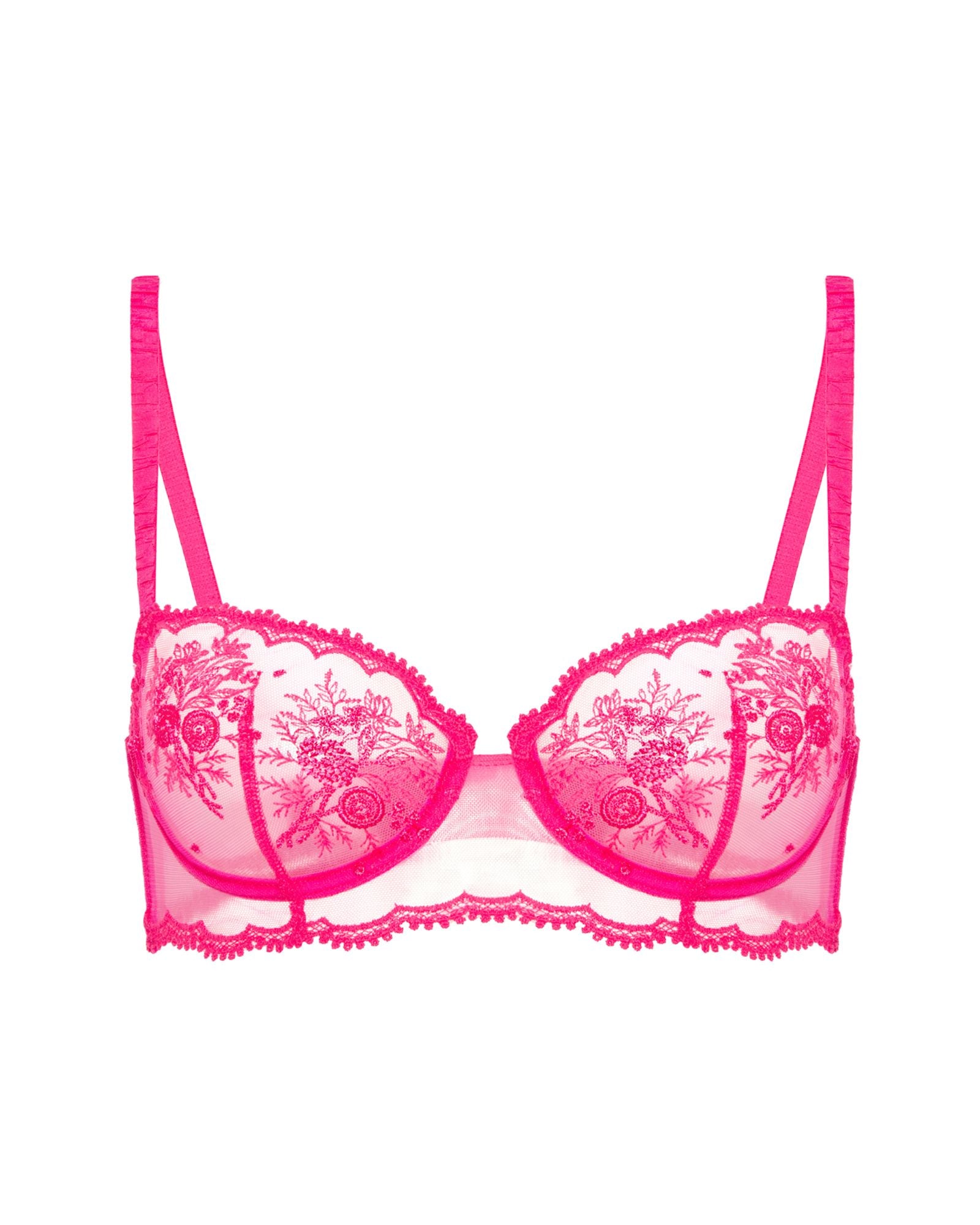 Simone Perele Intrigue Half Cup Bra in pink