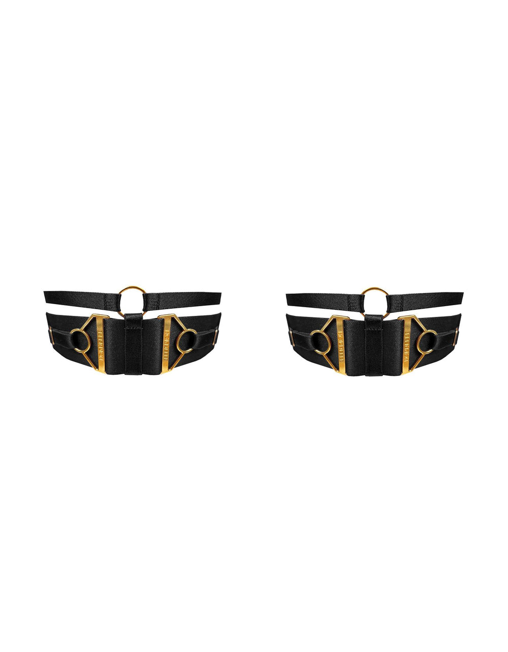 Bordelle Retta Garters in black