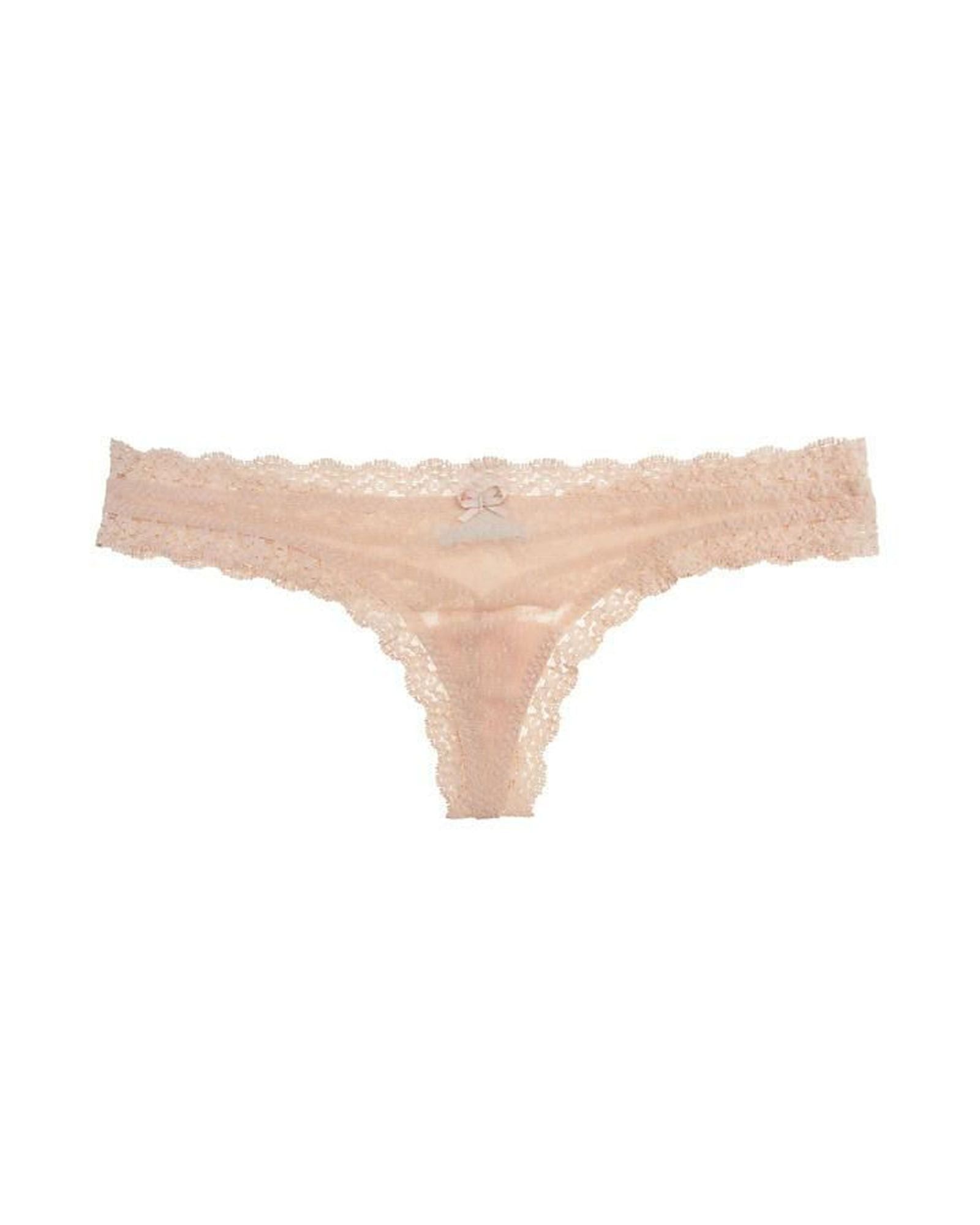 Eberjey Delirious Lace Low-Rise Thong in green