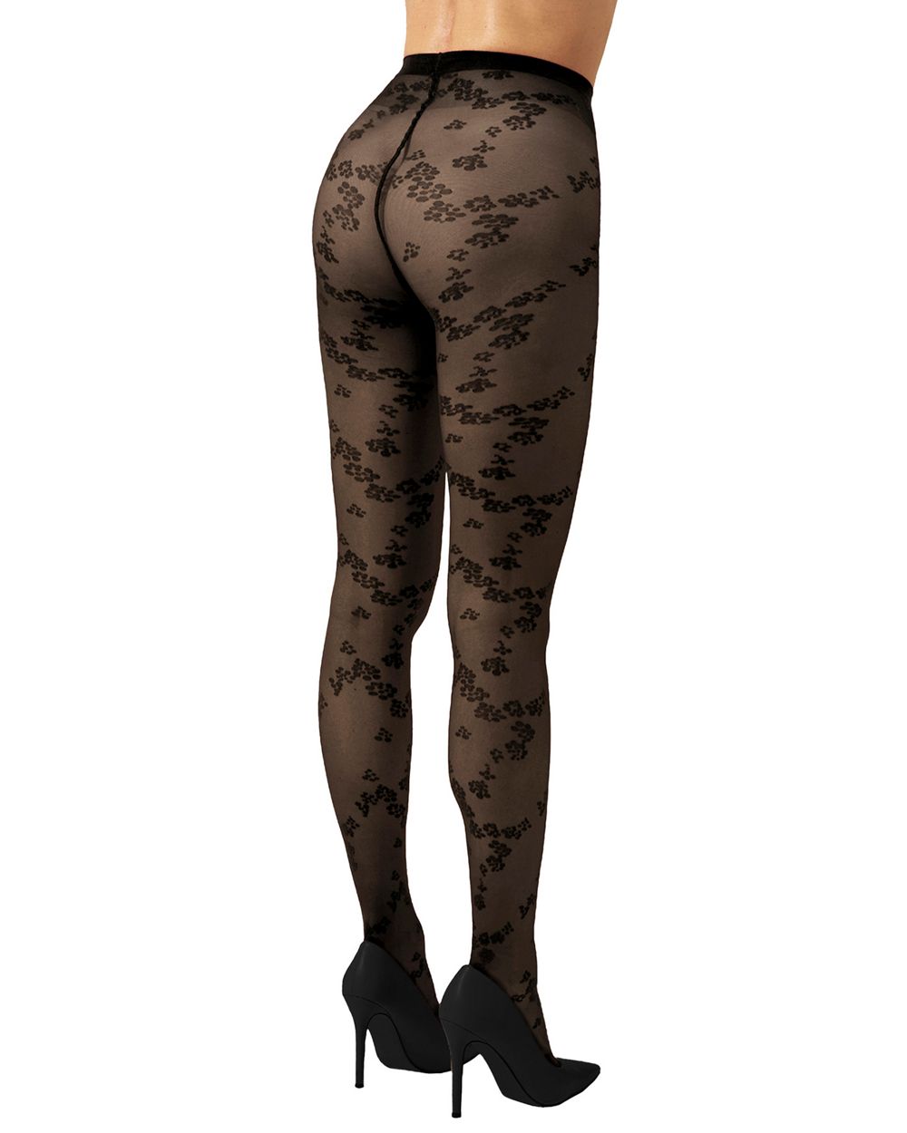 Wolford Floret Tight in black