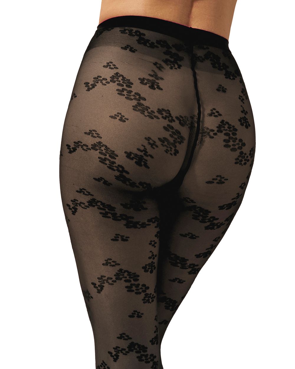 Wolford Floret Tight in black