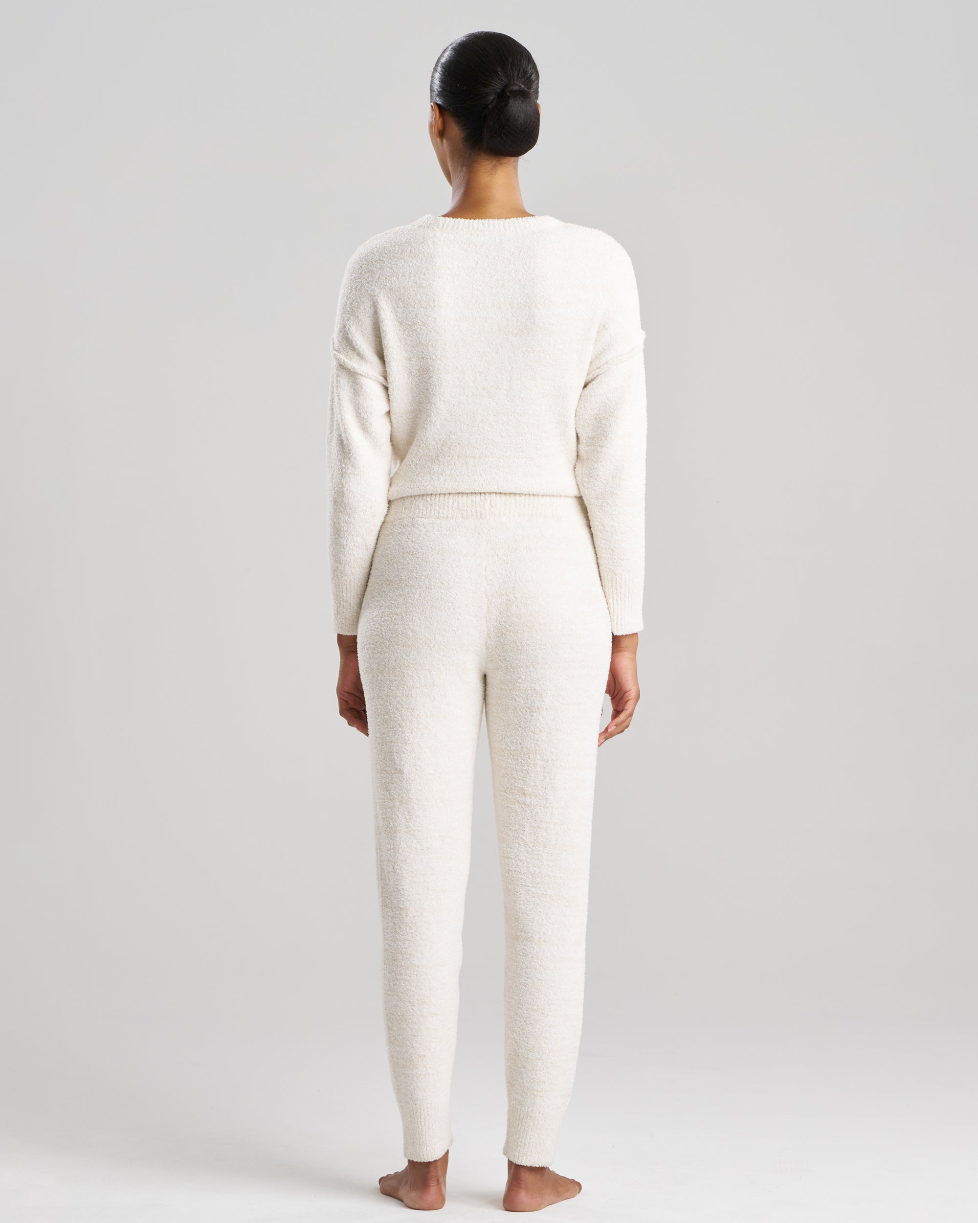 Natori Cozy Luxe Longsleeve Top in white