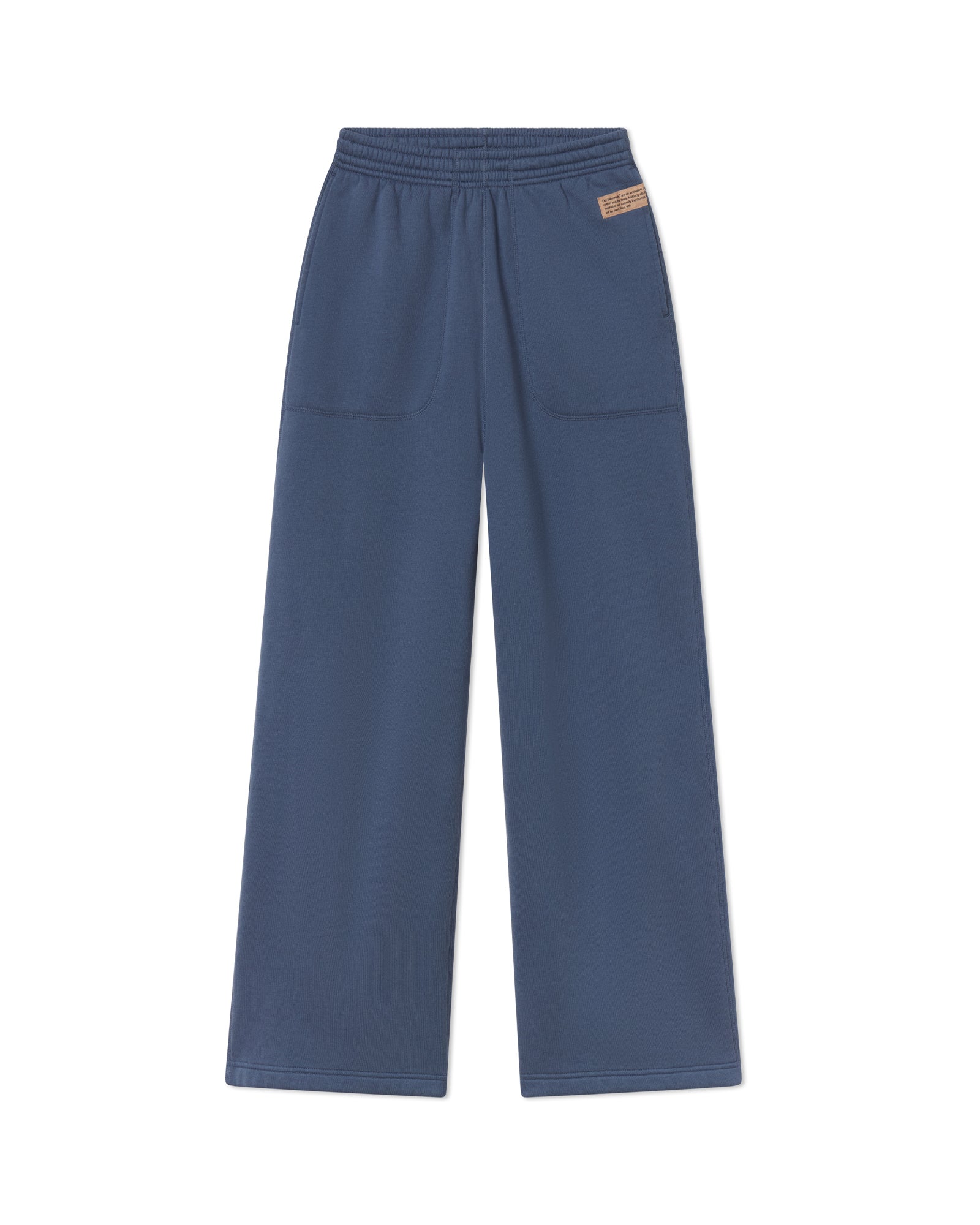 Lunya Silksweats Midweight Reversible Straight Leg in blue