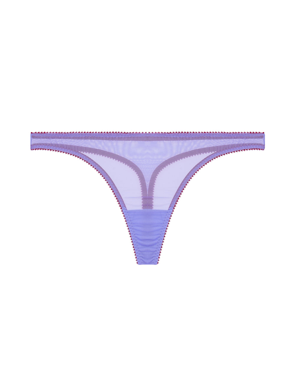 Dora Larsen Hallie Clean Tulle Thong in purple