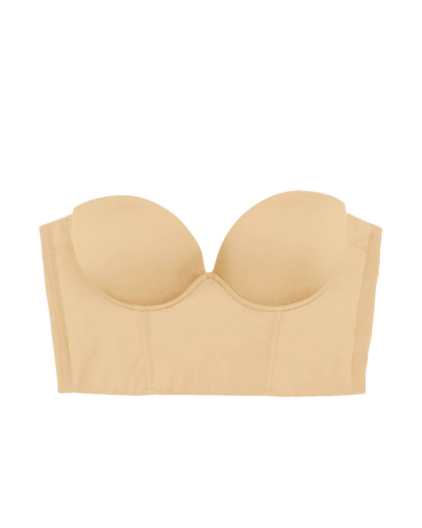 Cosabella Marni Strapless Plunge Back Bra in beige