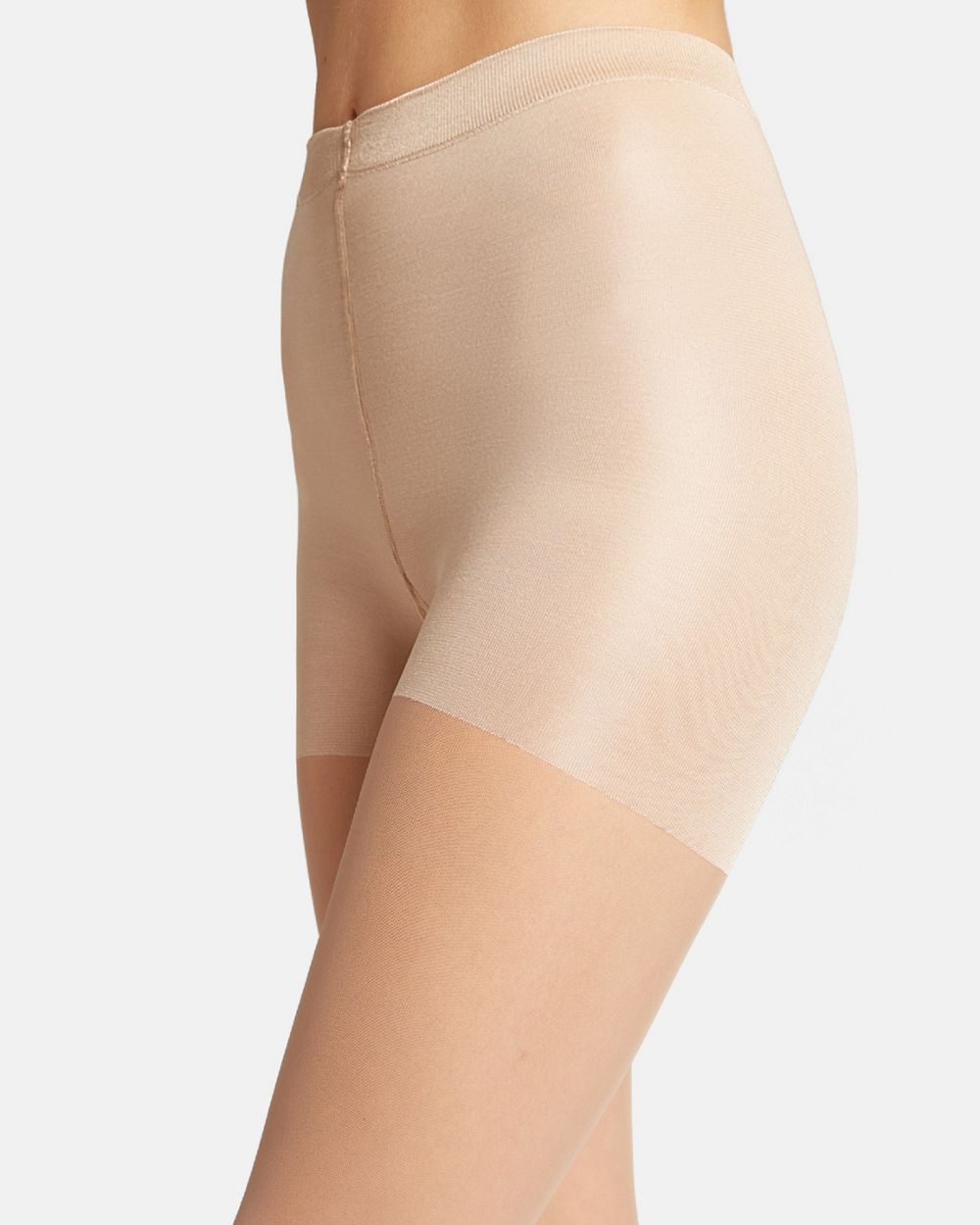 Wolford Individual 10 Soft Control Top Tights in beige