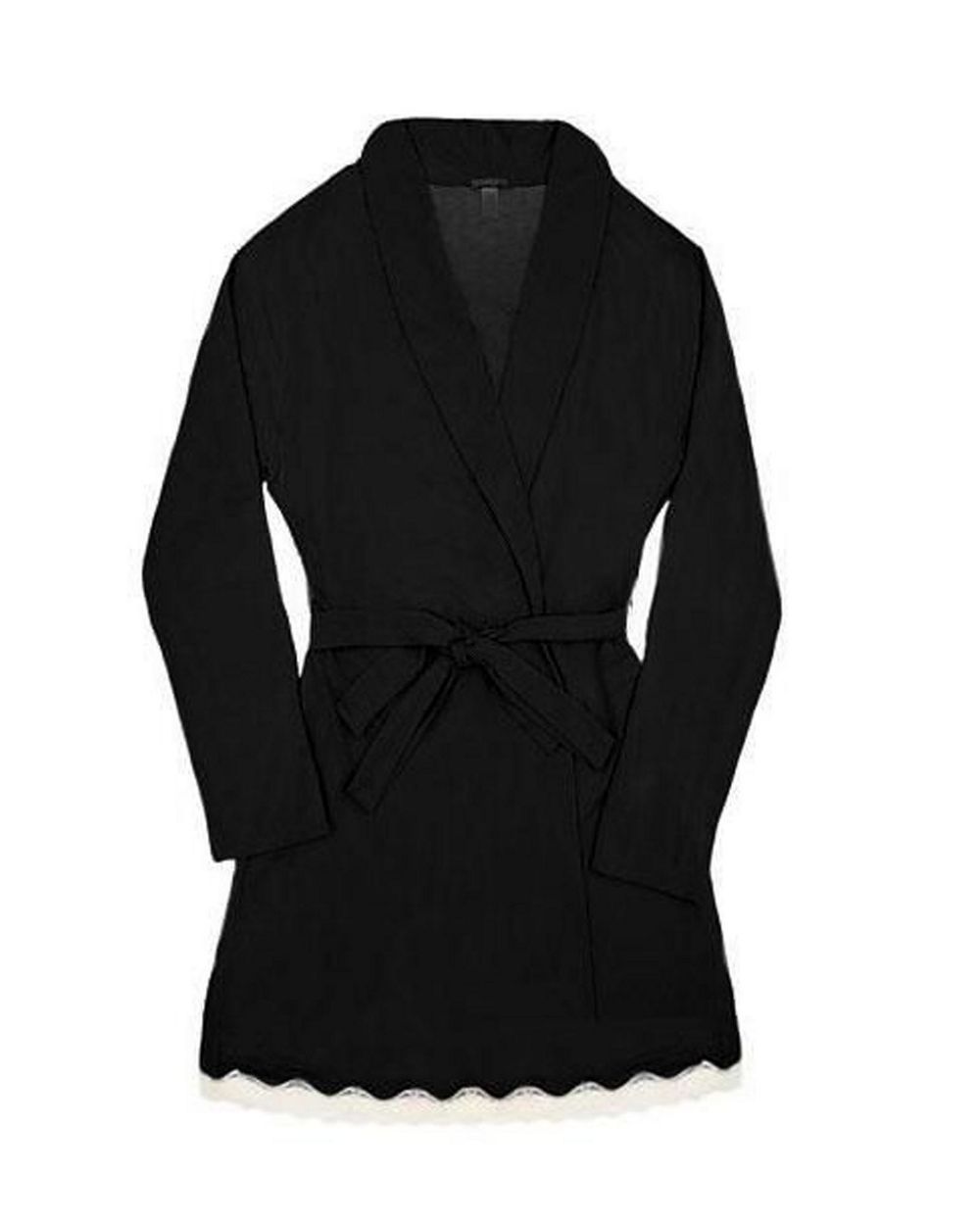 Eberjey Lady Godiva Classic Robe in black