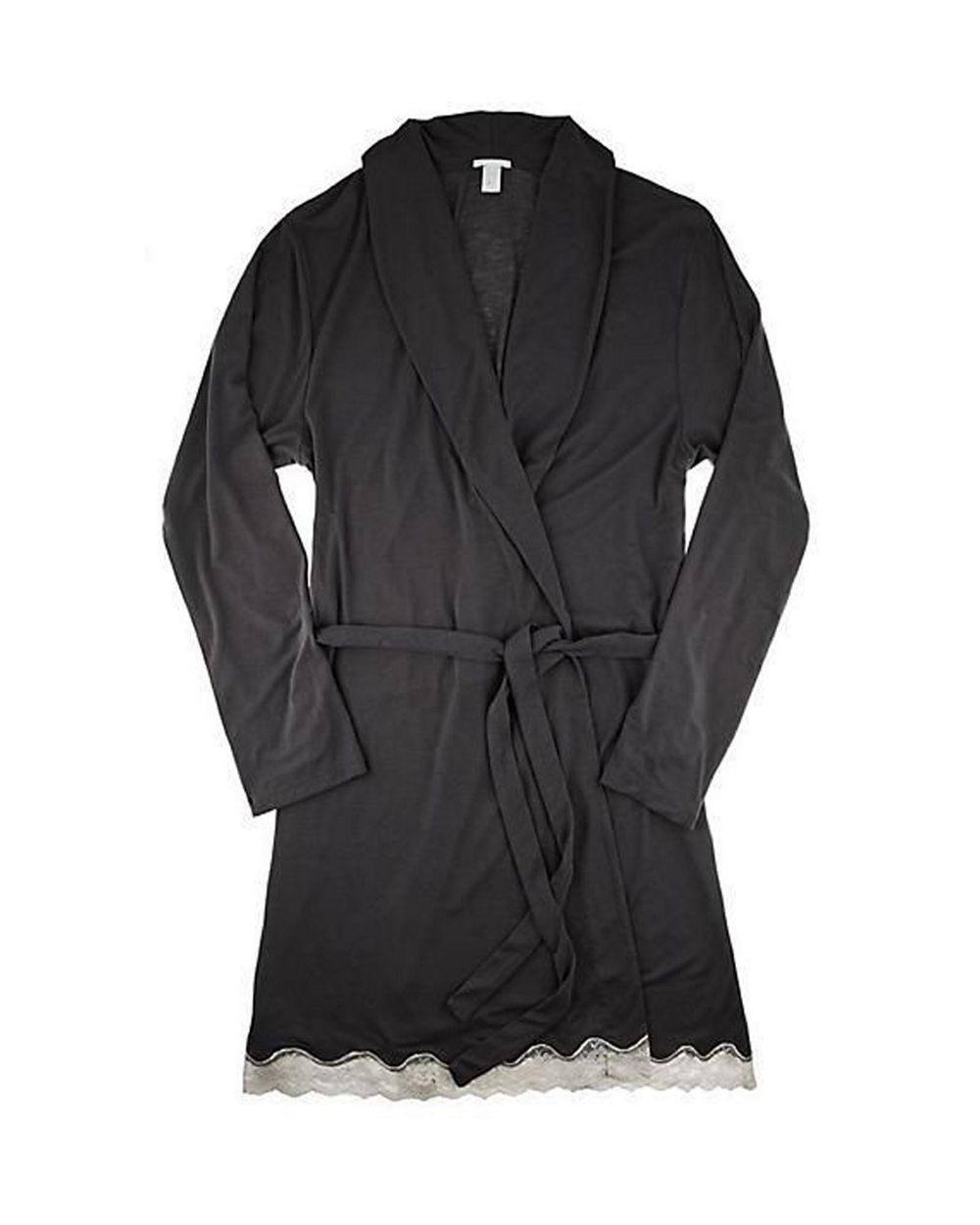 Eberjey Lady Godiva Classic Robe in black