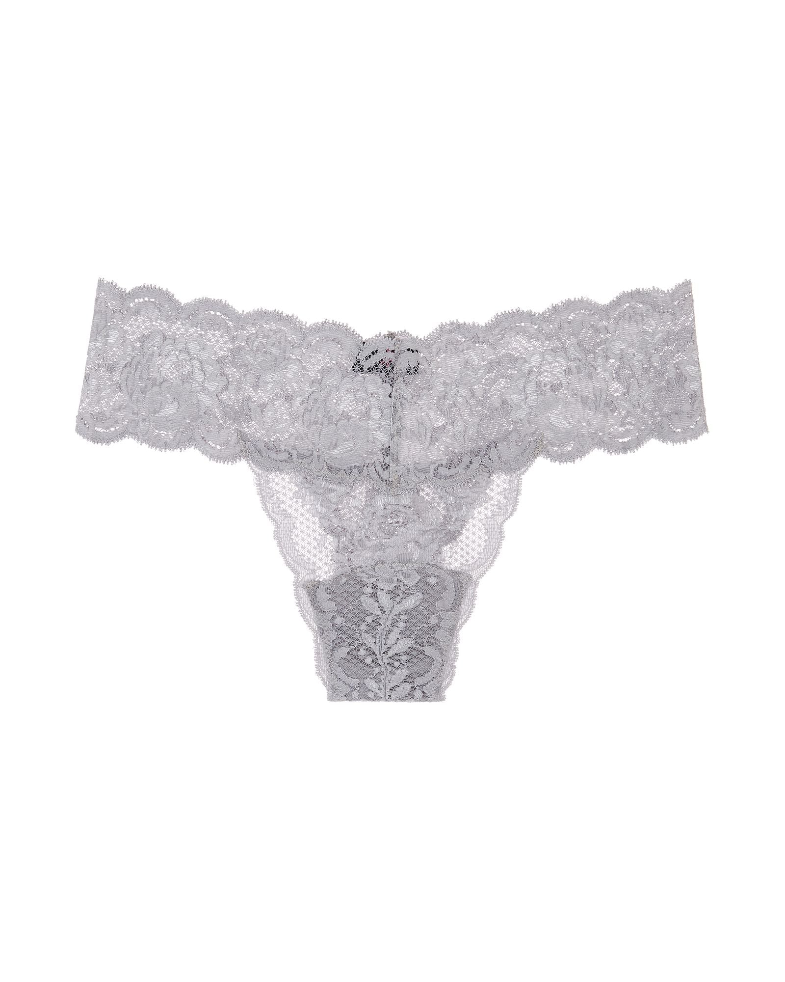 Cosabella Never Say Never Cutie Low Rise Thong in gray