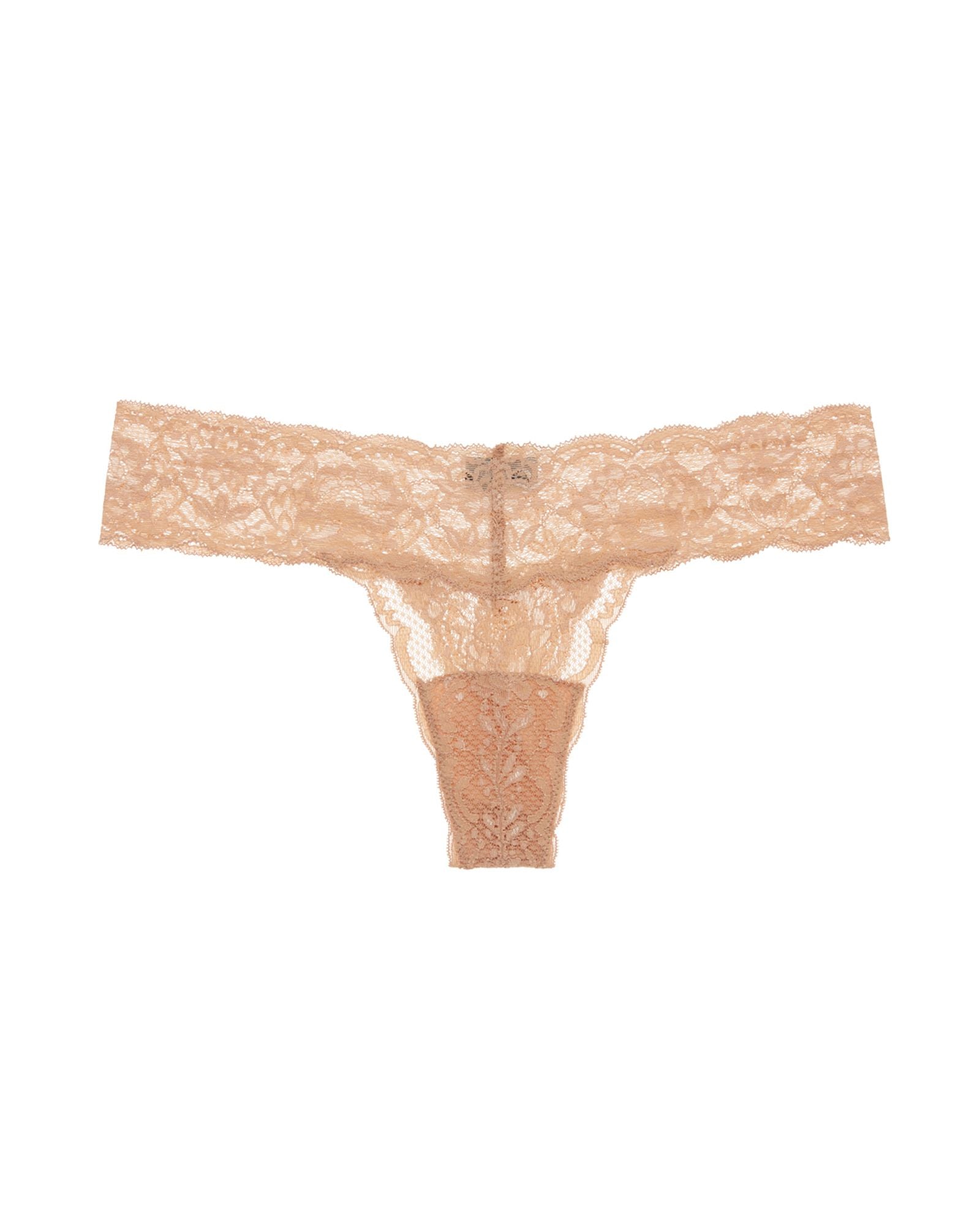 Cosabella Never Say Never Cutie Low Rise Thong in beige