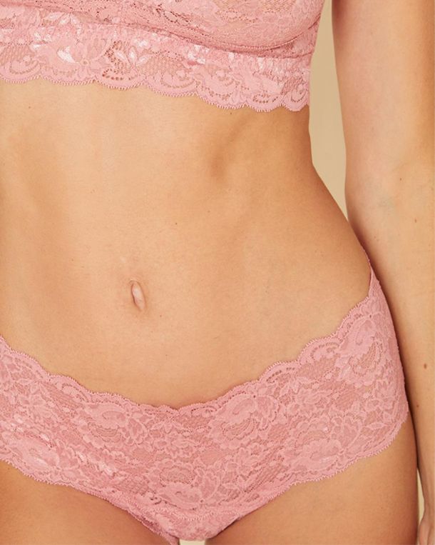 Cosabella Never Say Never Hottie Low Rise Hotpants in pink