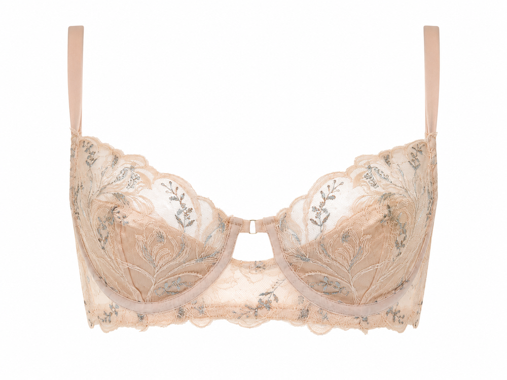 Prestige Rêve Underwire demi bra in pink | huit-lingerie