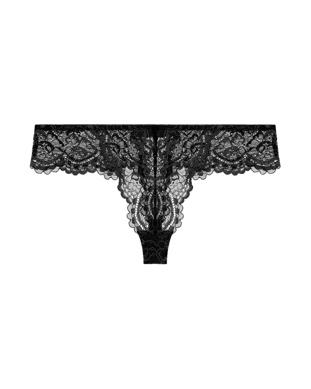 Samantha Chang All Lace Thong in black