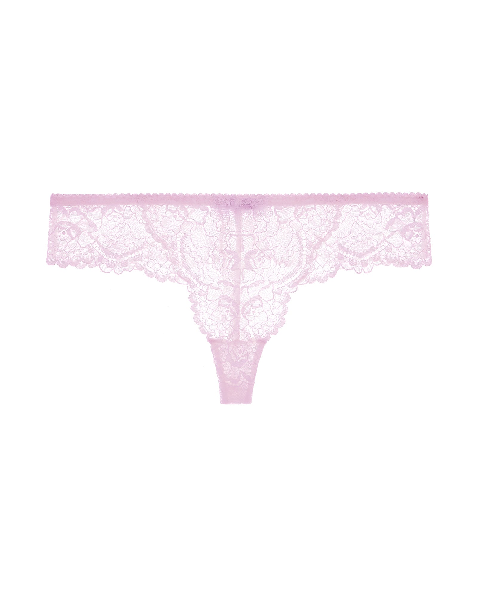 Samantha Chang All Lace Thong in purple