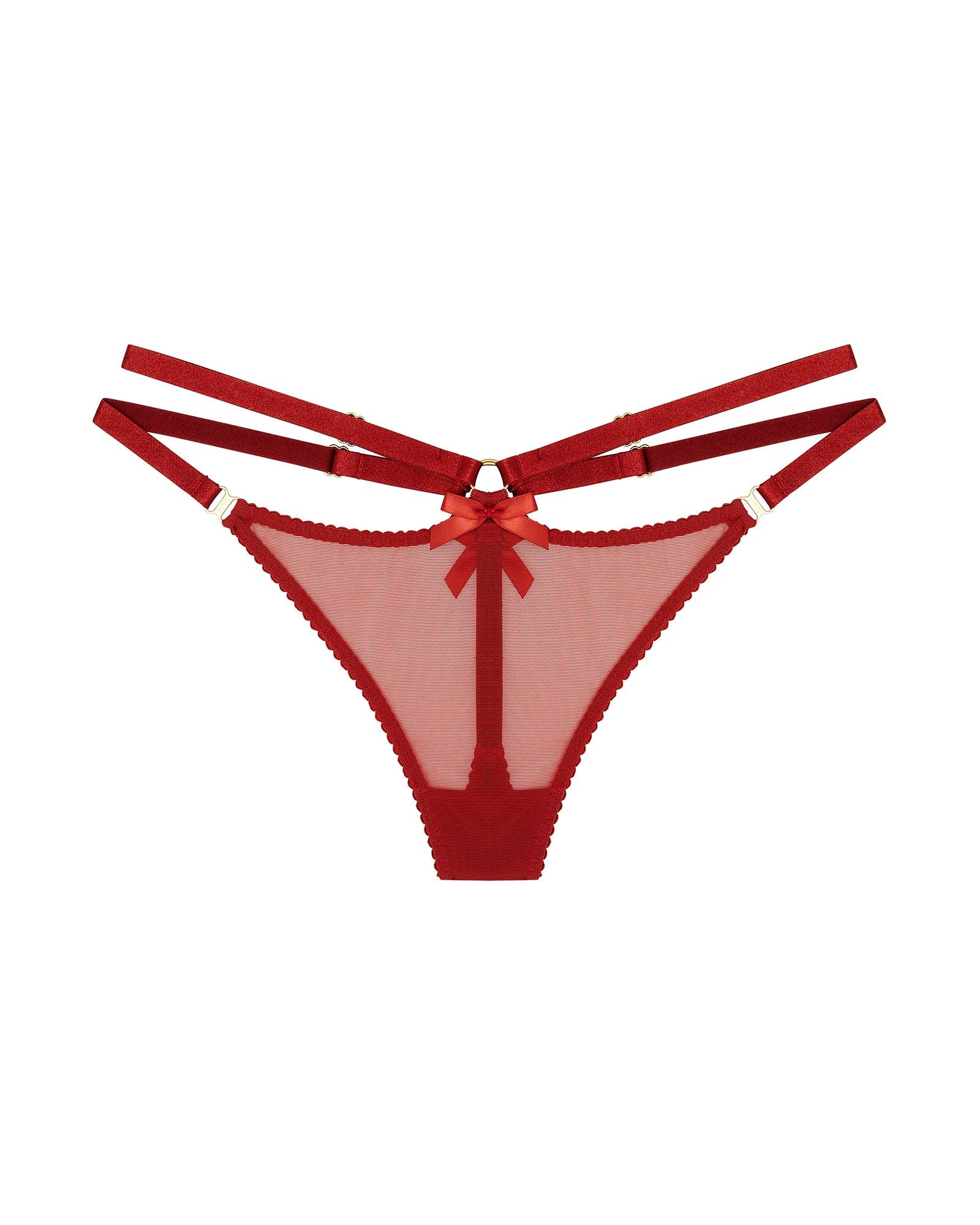 Bordelle Harness Thong in red